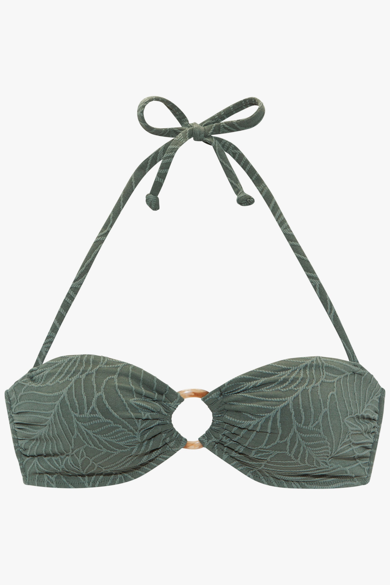 LASCANA Bandeau-Bikini-Top - oliv
