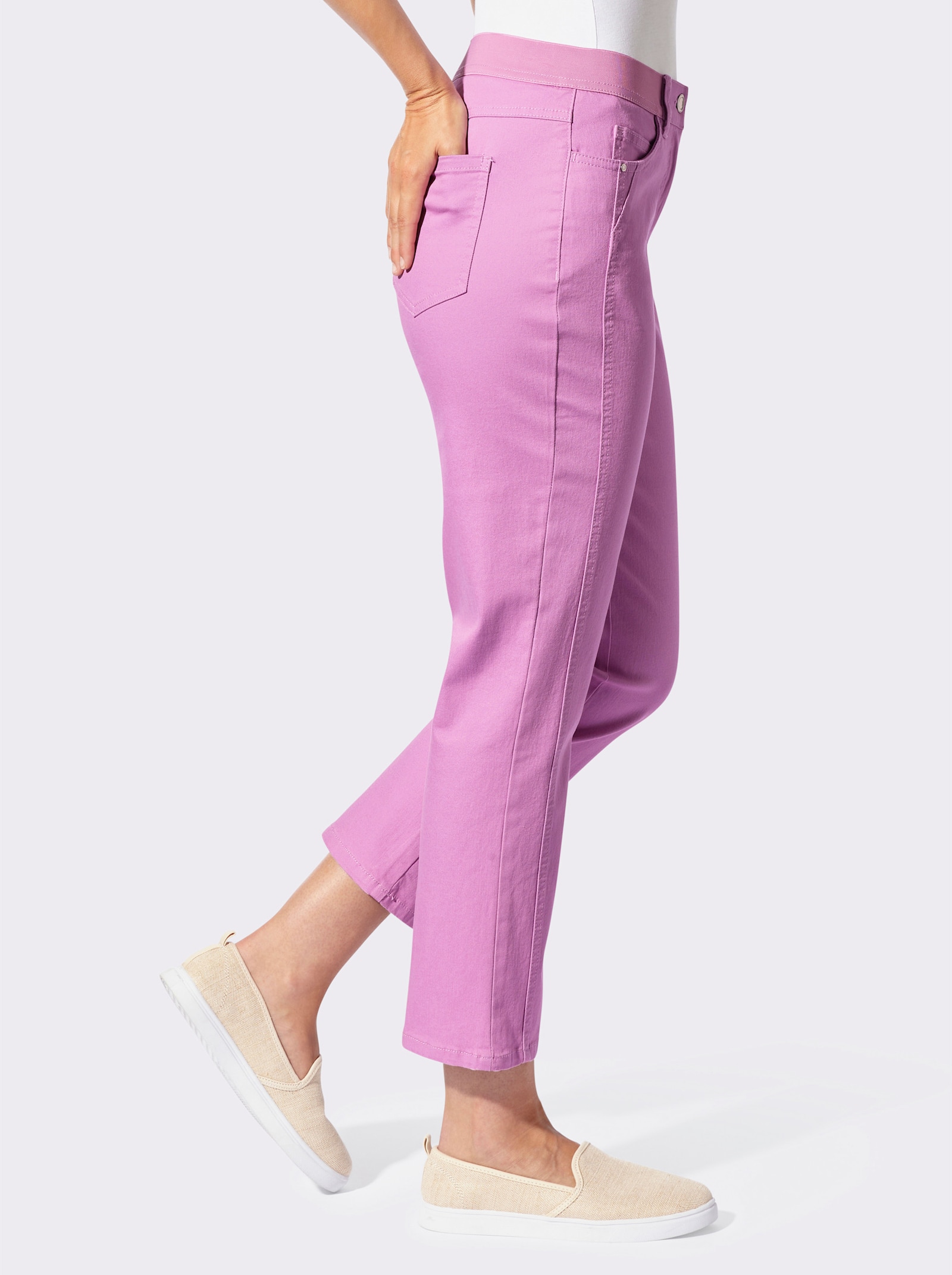 7/8-Hose in 5-Pocket-Form - orchidee