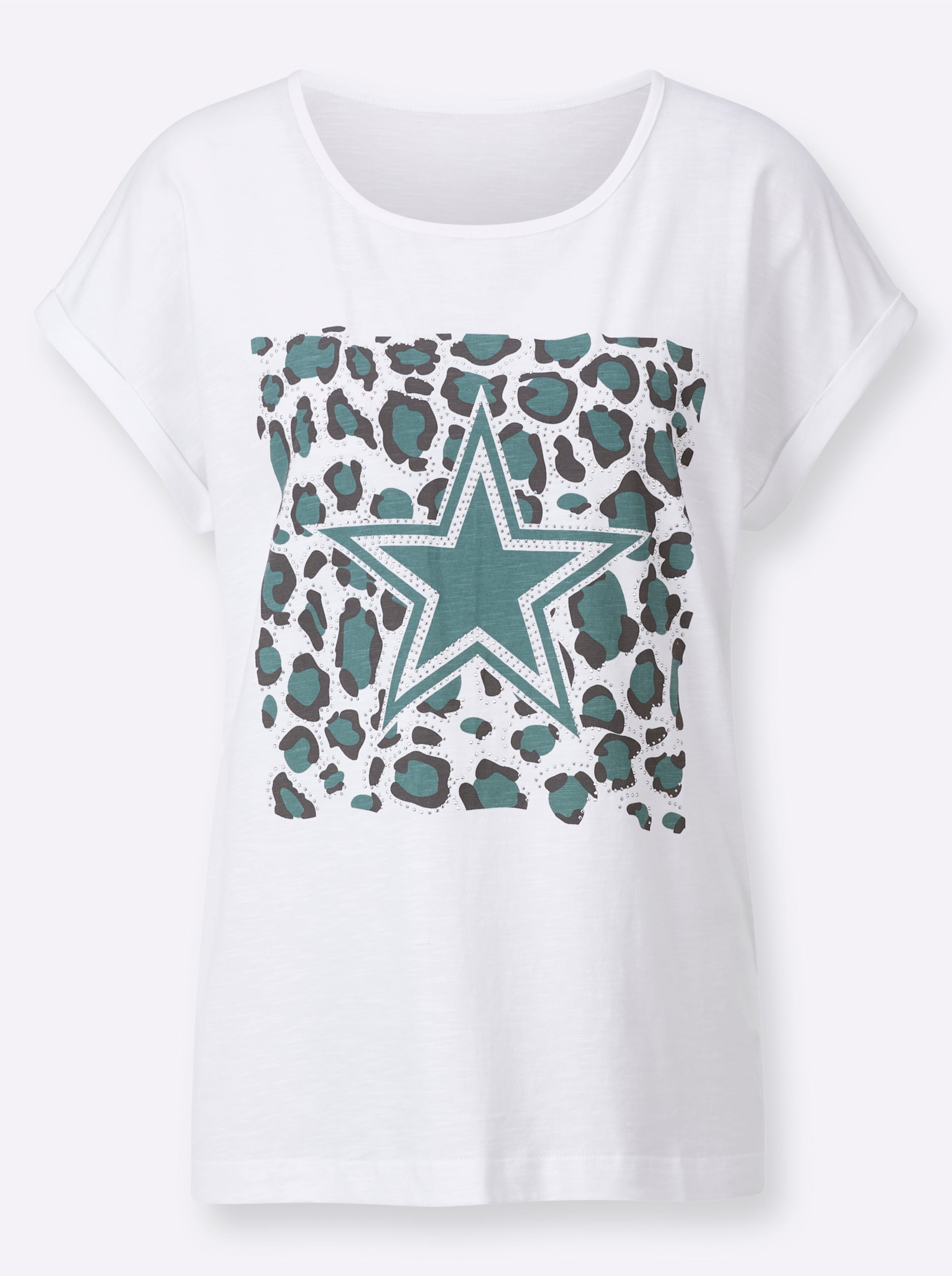 Inspirationen Damen Jade Weiß Rundhalsshirt "Shirt" 1 Stk. von Baur - Bild 2