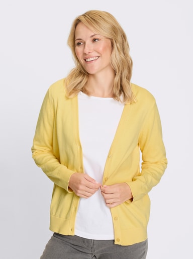 Cardigan - zitrone