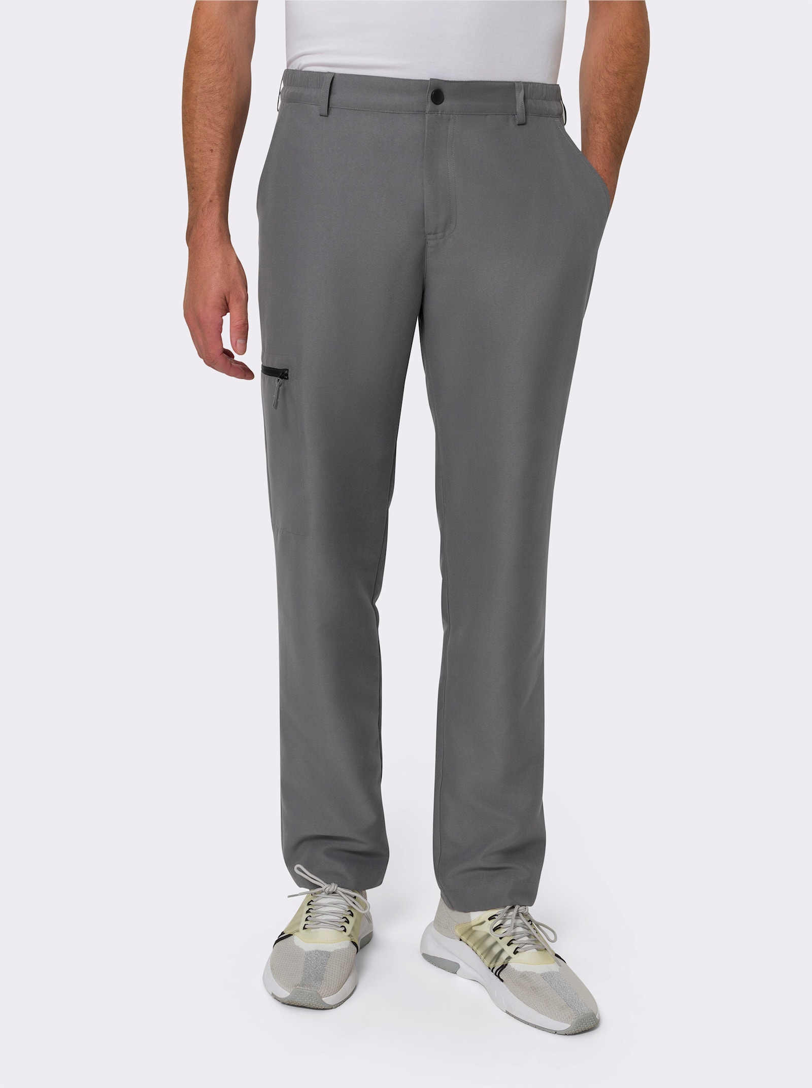 Outdoorhose mit Cargotasche - anthrazit