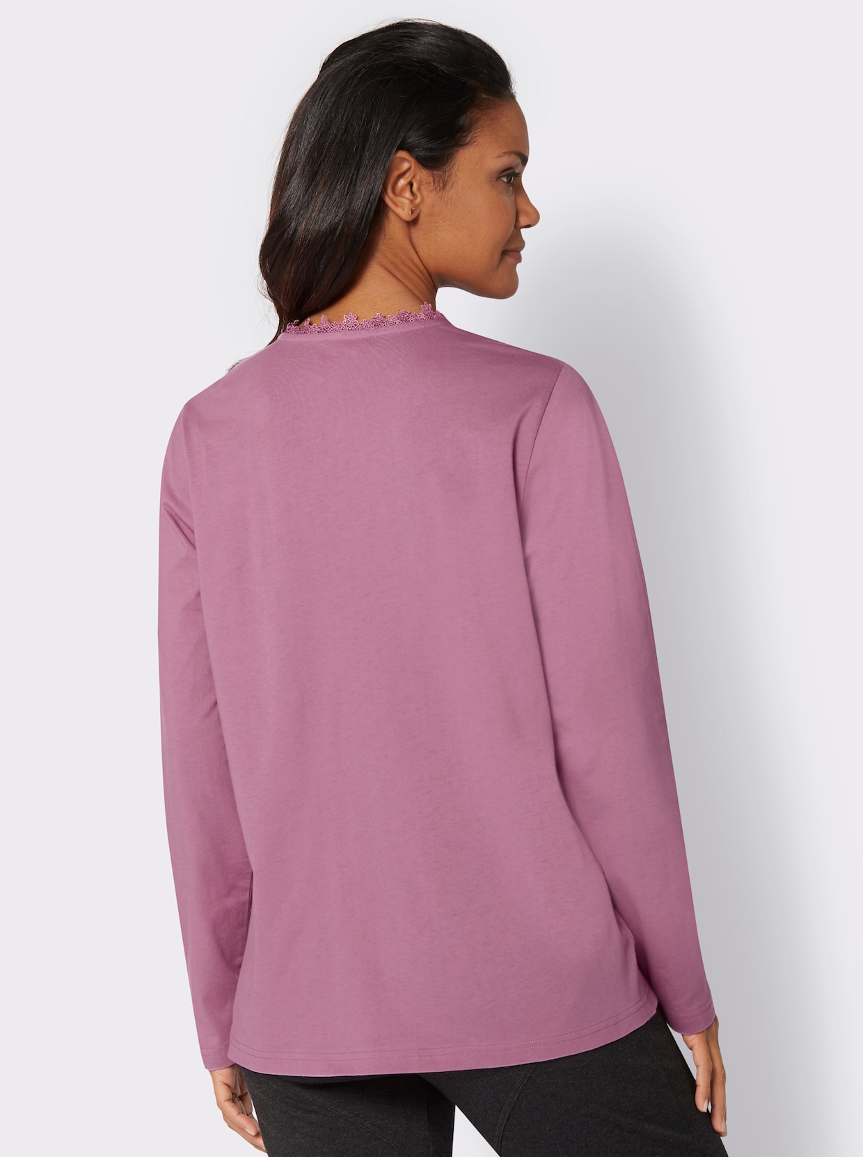wäschepur Schlafanzug-Shirt - rosé