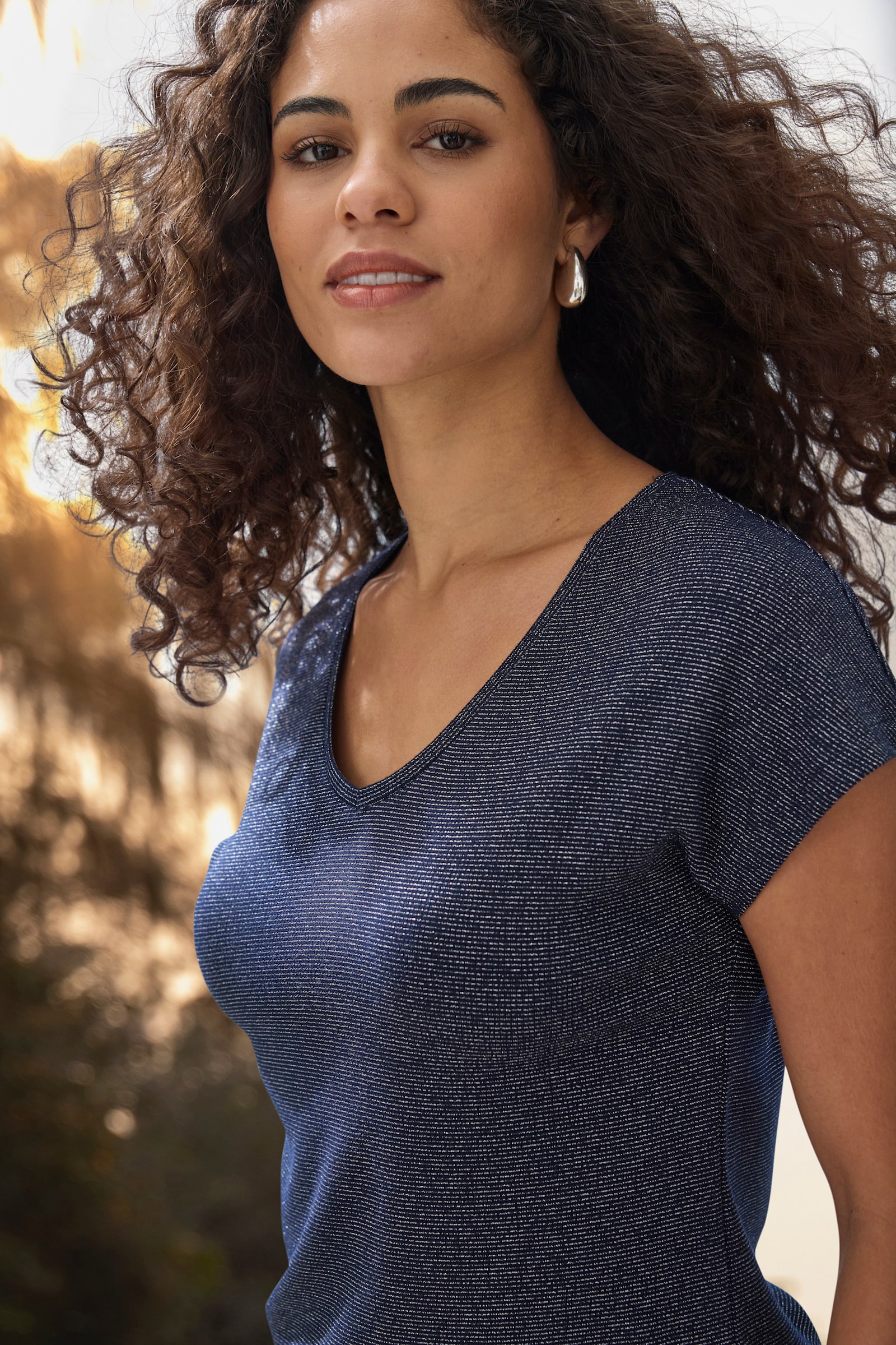 LASCANA Kurzarmshirt - navy