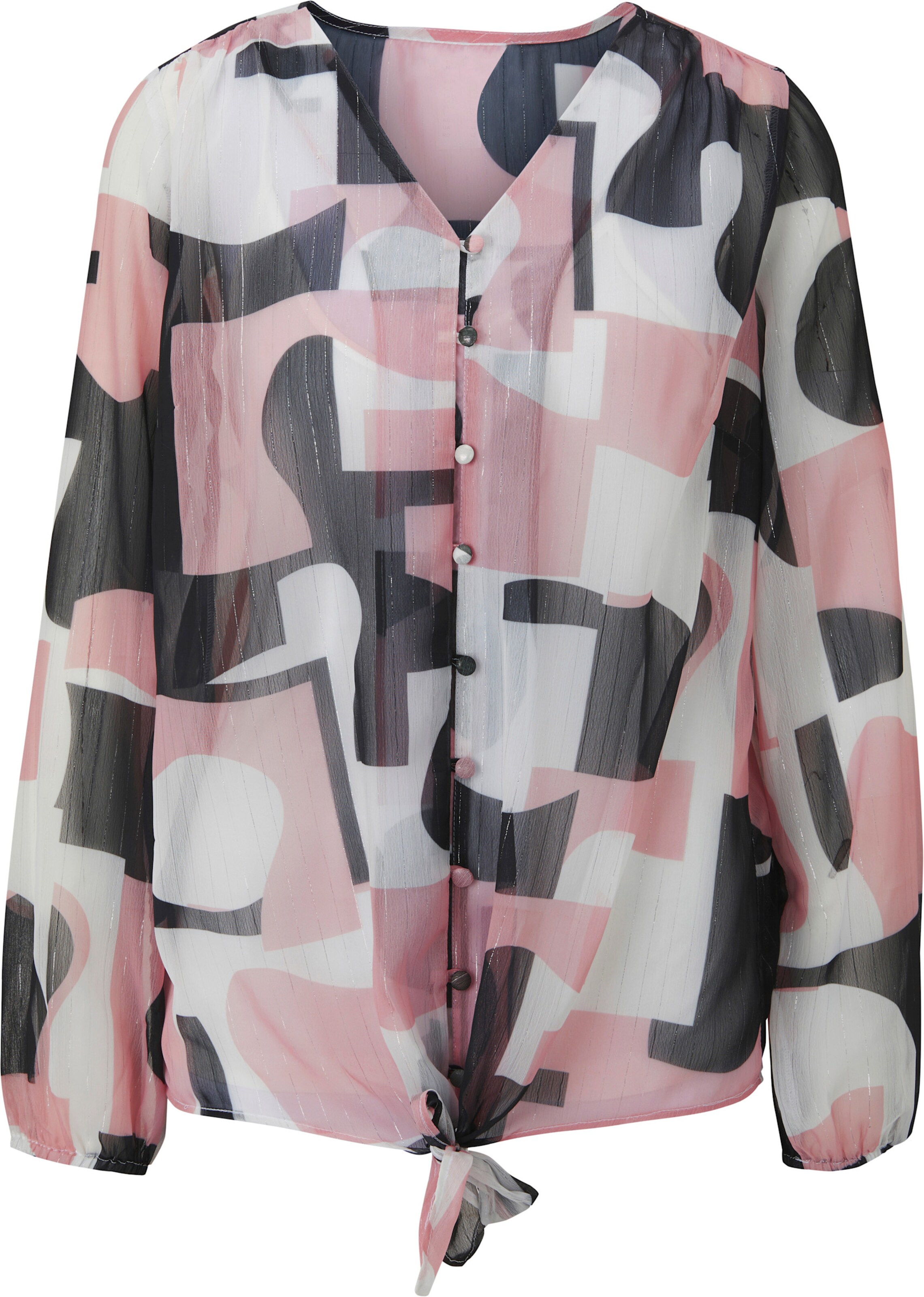 Witt Weiden Damen Druckbluse rosé weiß  - Onlineshop Witt Weiden