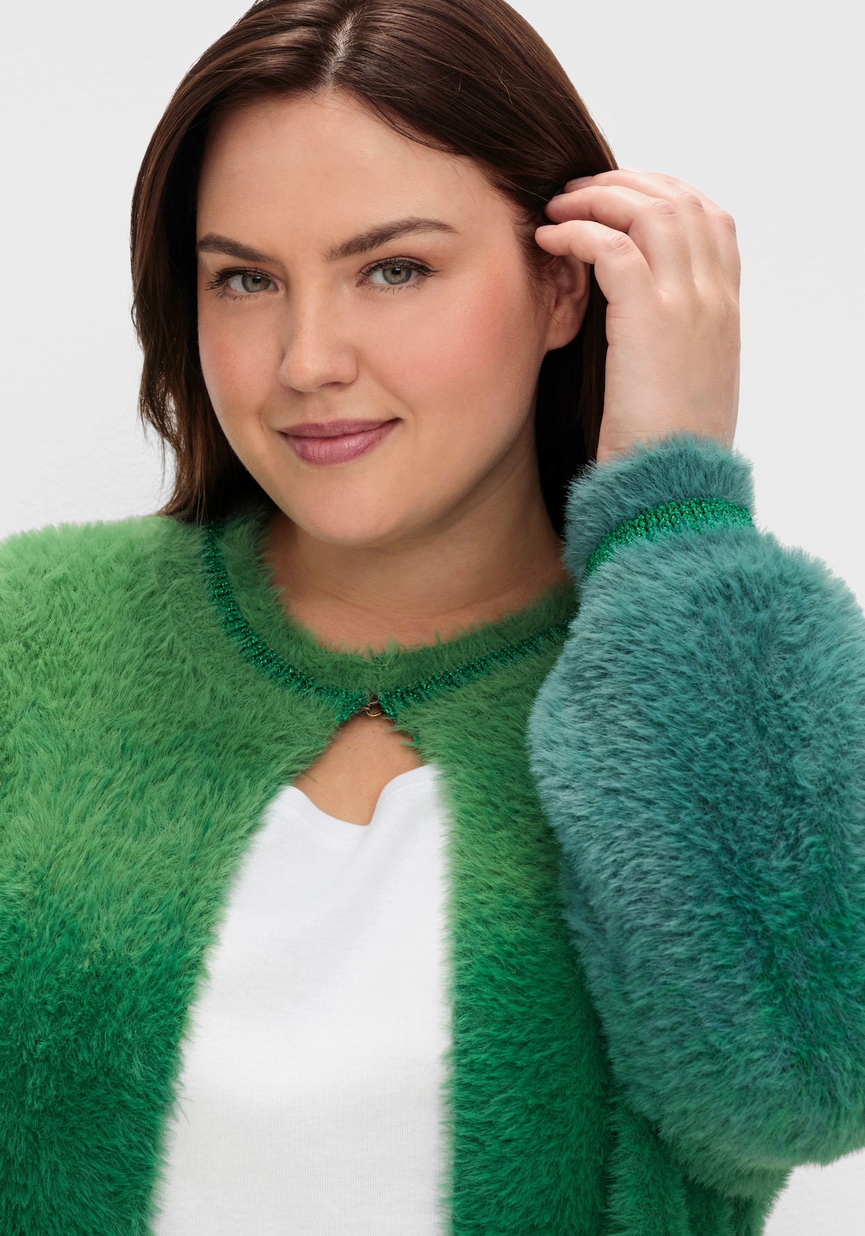 sheego by Joe Browns Vest - groen/blauw