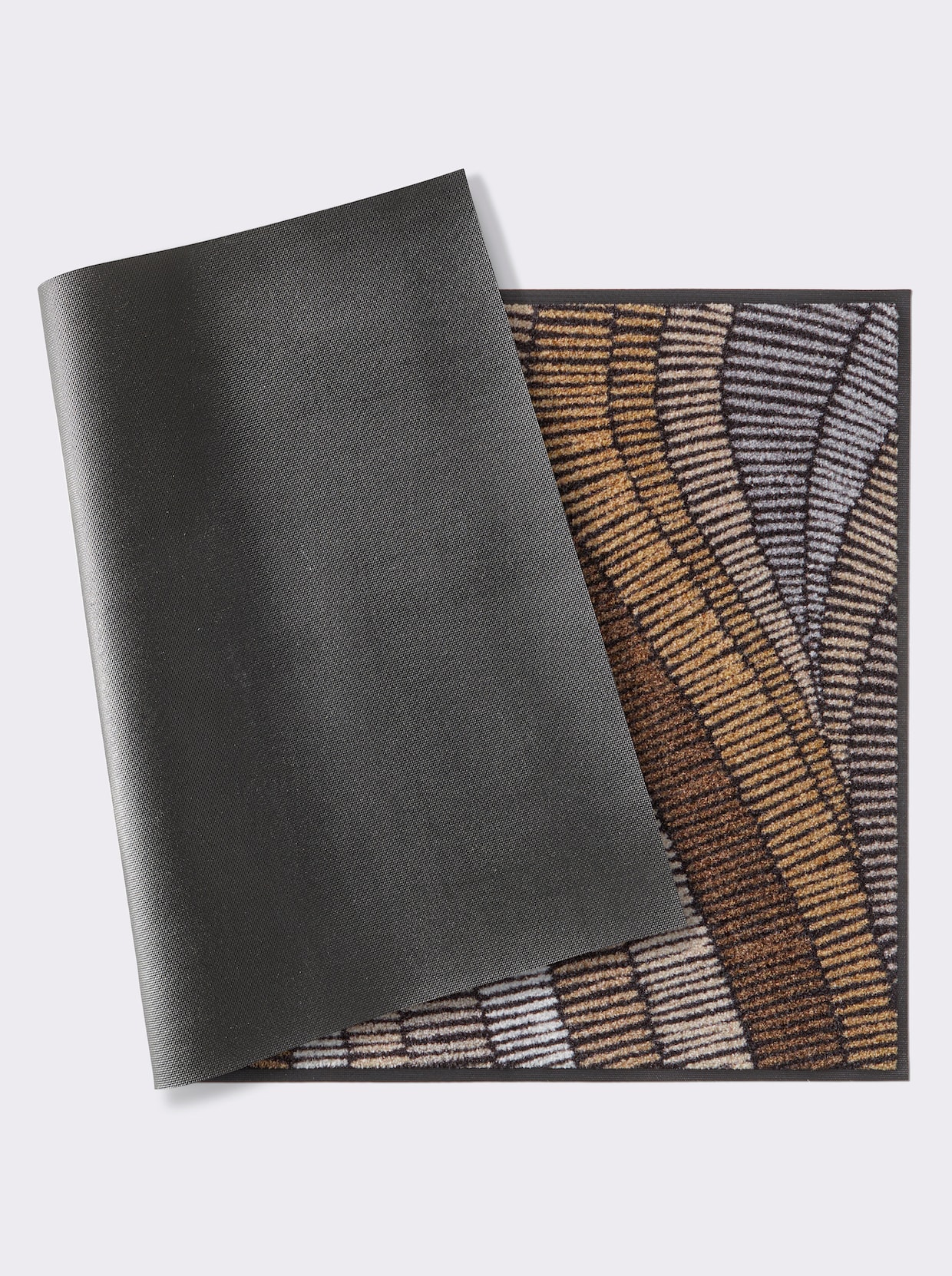 wash+dry by Kleen-Tex Voetmat - naturel/grijs