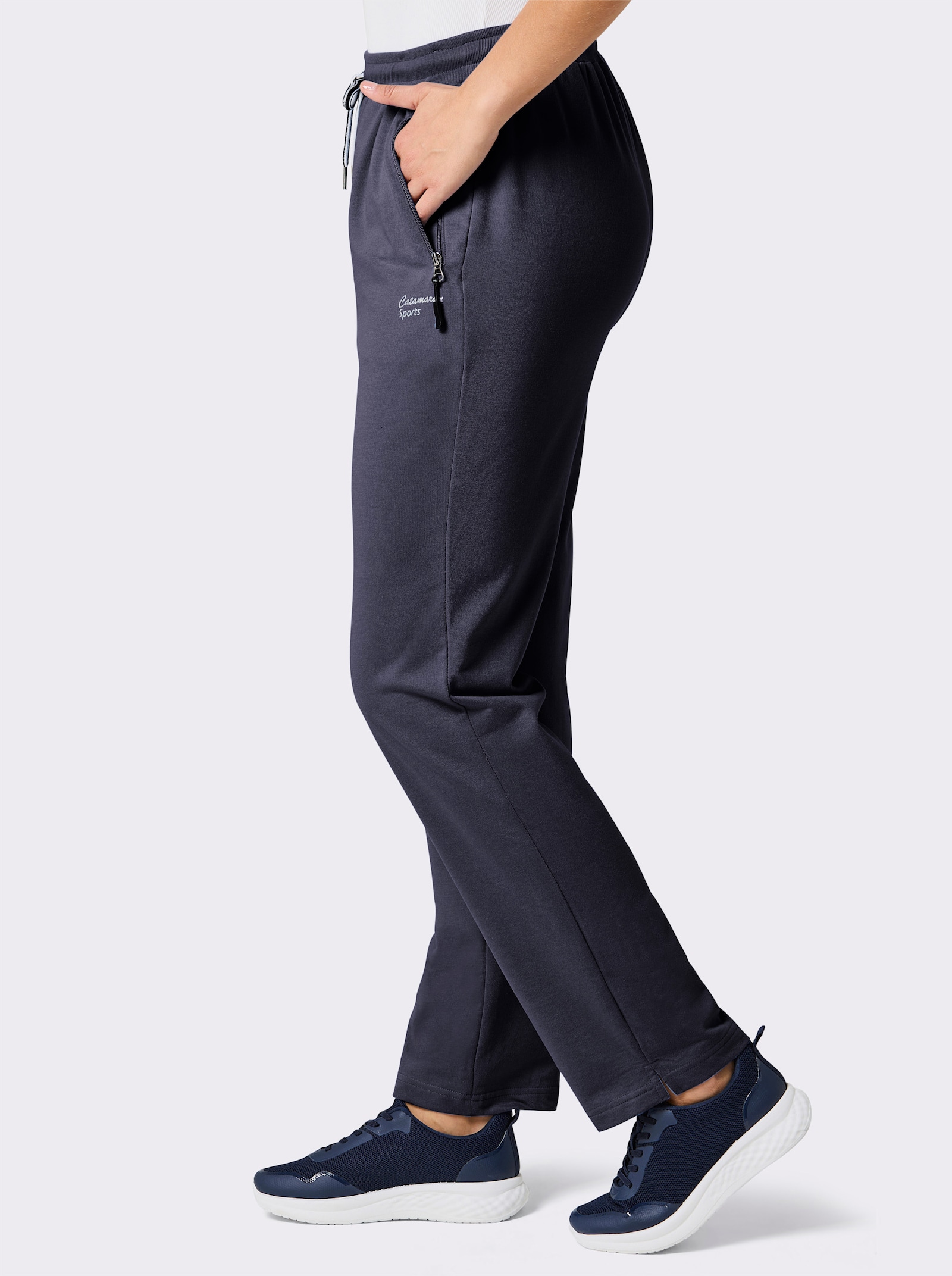 Catamaran Sports Freizeithose mit weitenregulierbarem Rundum-Dehnbund - marine