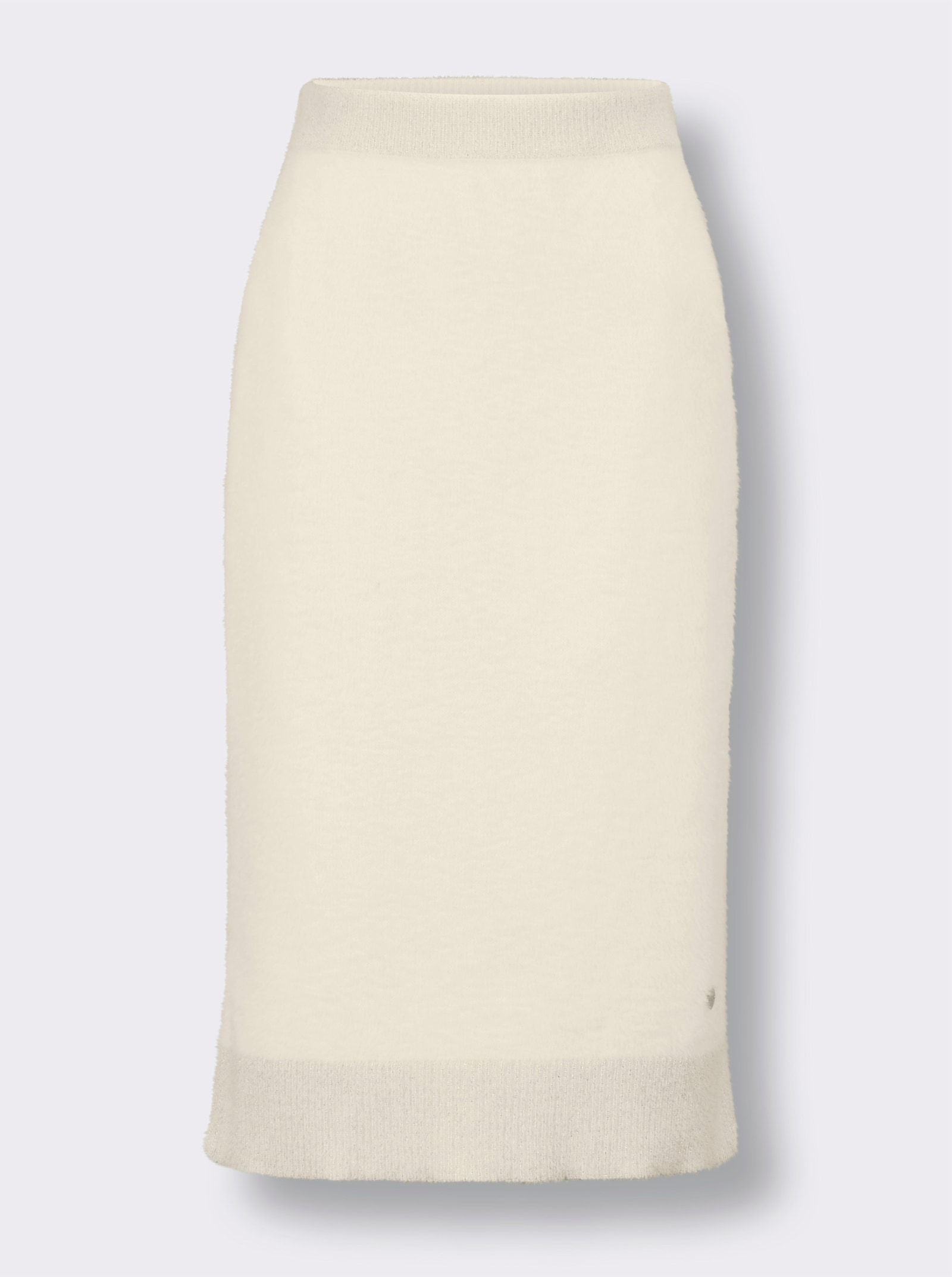 CREATION L PREMIUM Strickrock aus Effektgarn - ecru