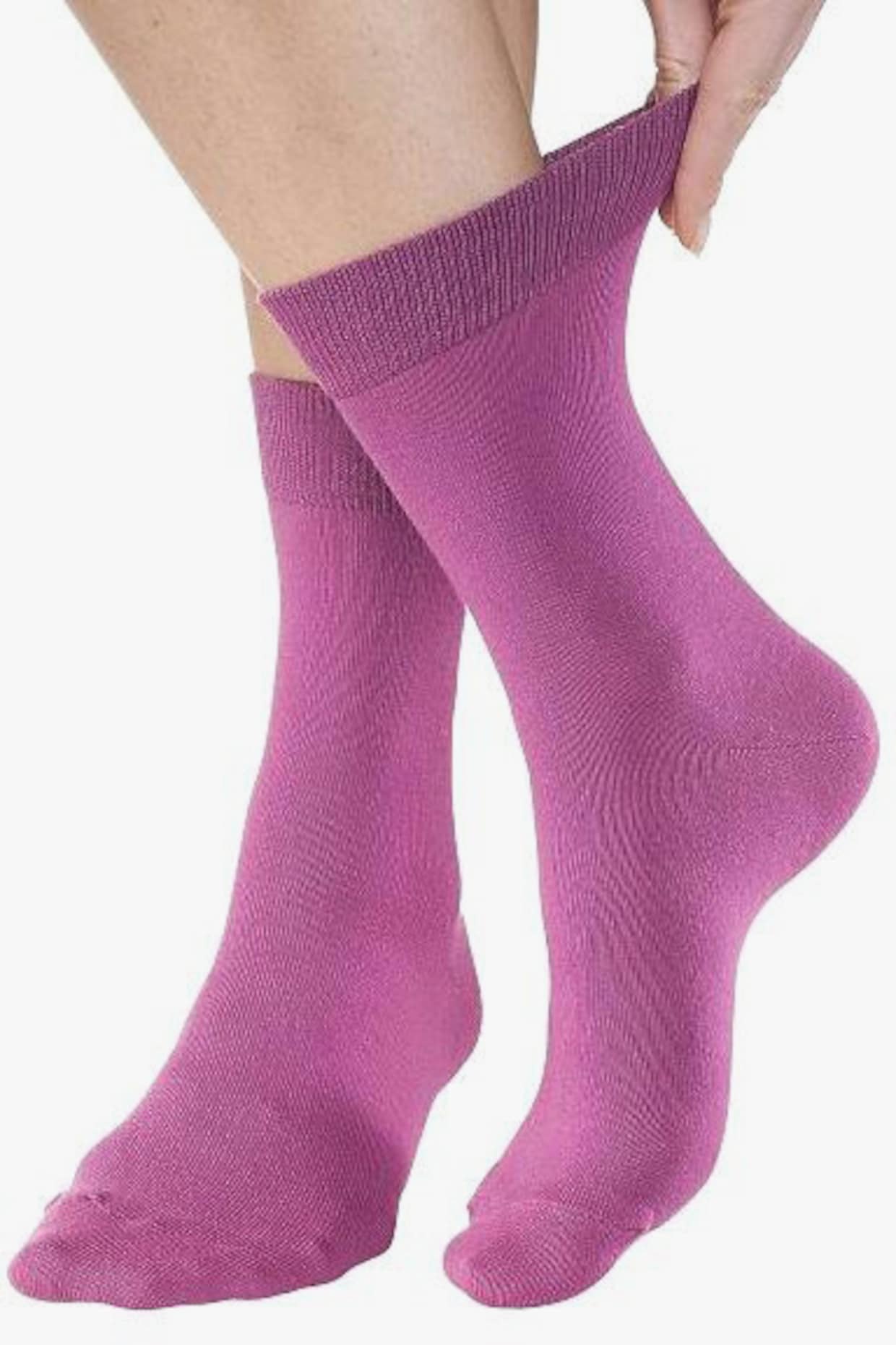 H.I.S Chaussettes - 2x taupe, 2x beige, 2x prune, 1x jean, 1x violet, 1x mûre, 1x vieux rose