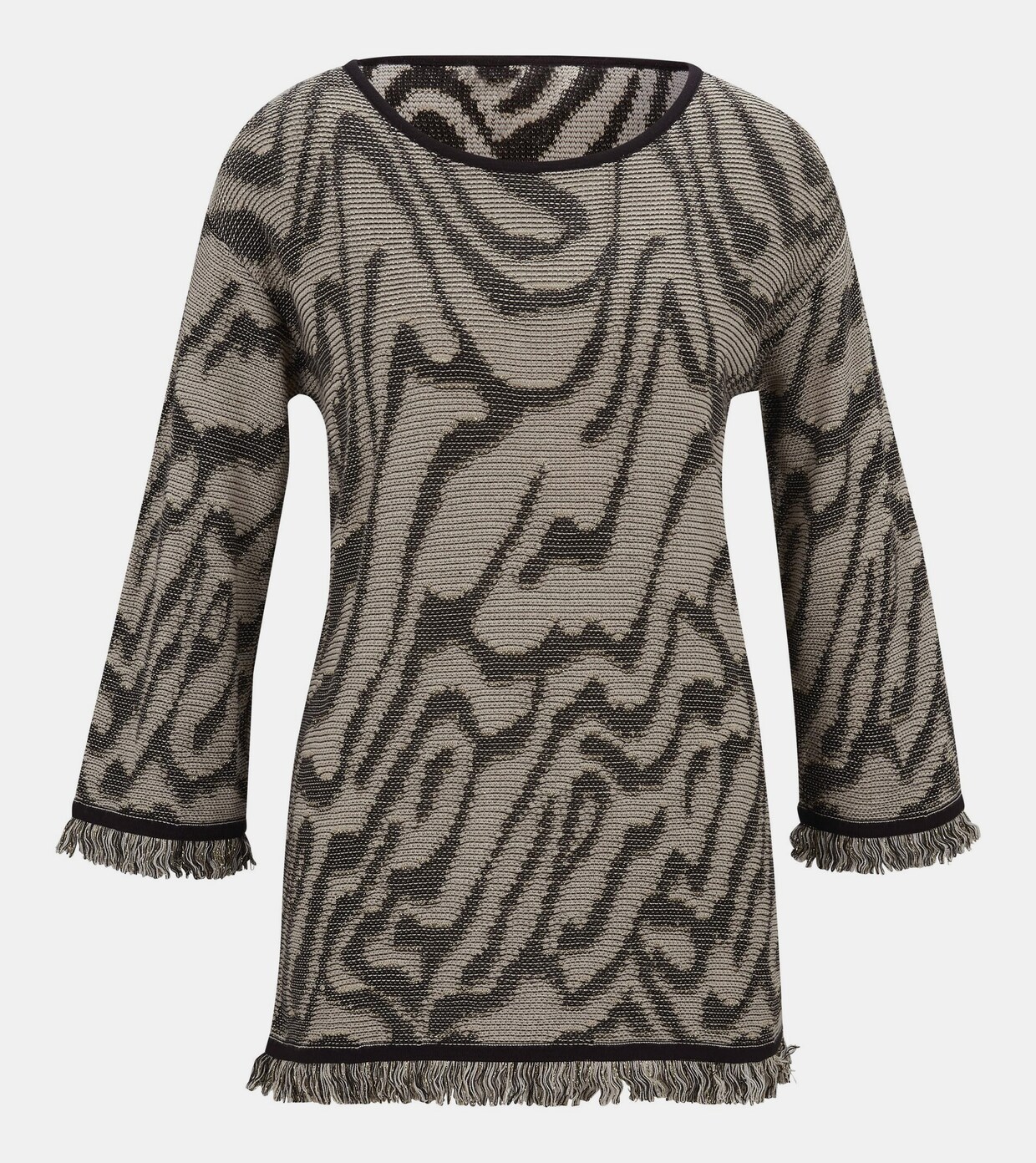 Ashley Brooke Lange pullover - zand