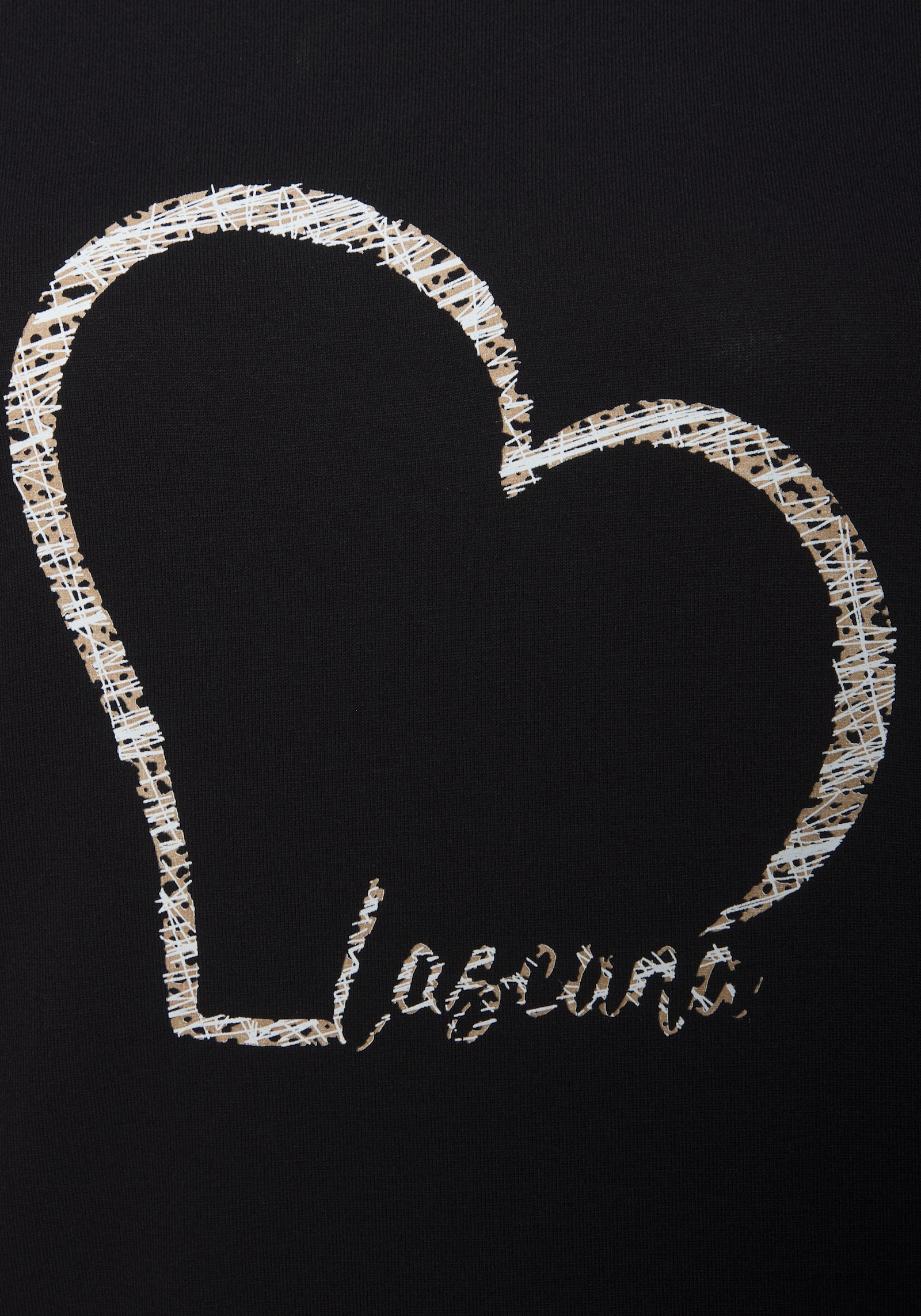 LASCANA Kurzarmshirt - schwarz