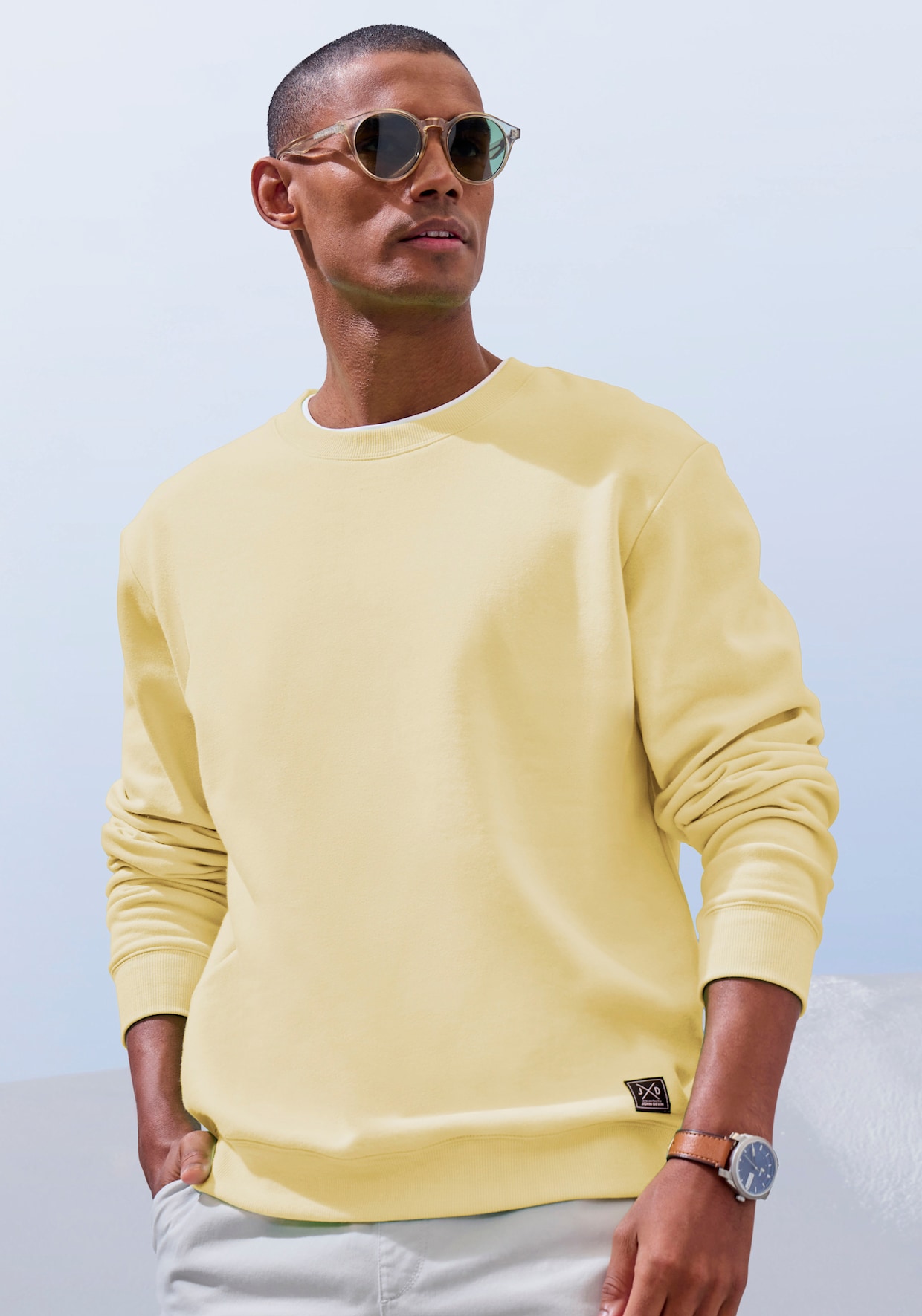 Sweatshirt - gelb