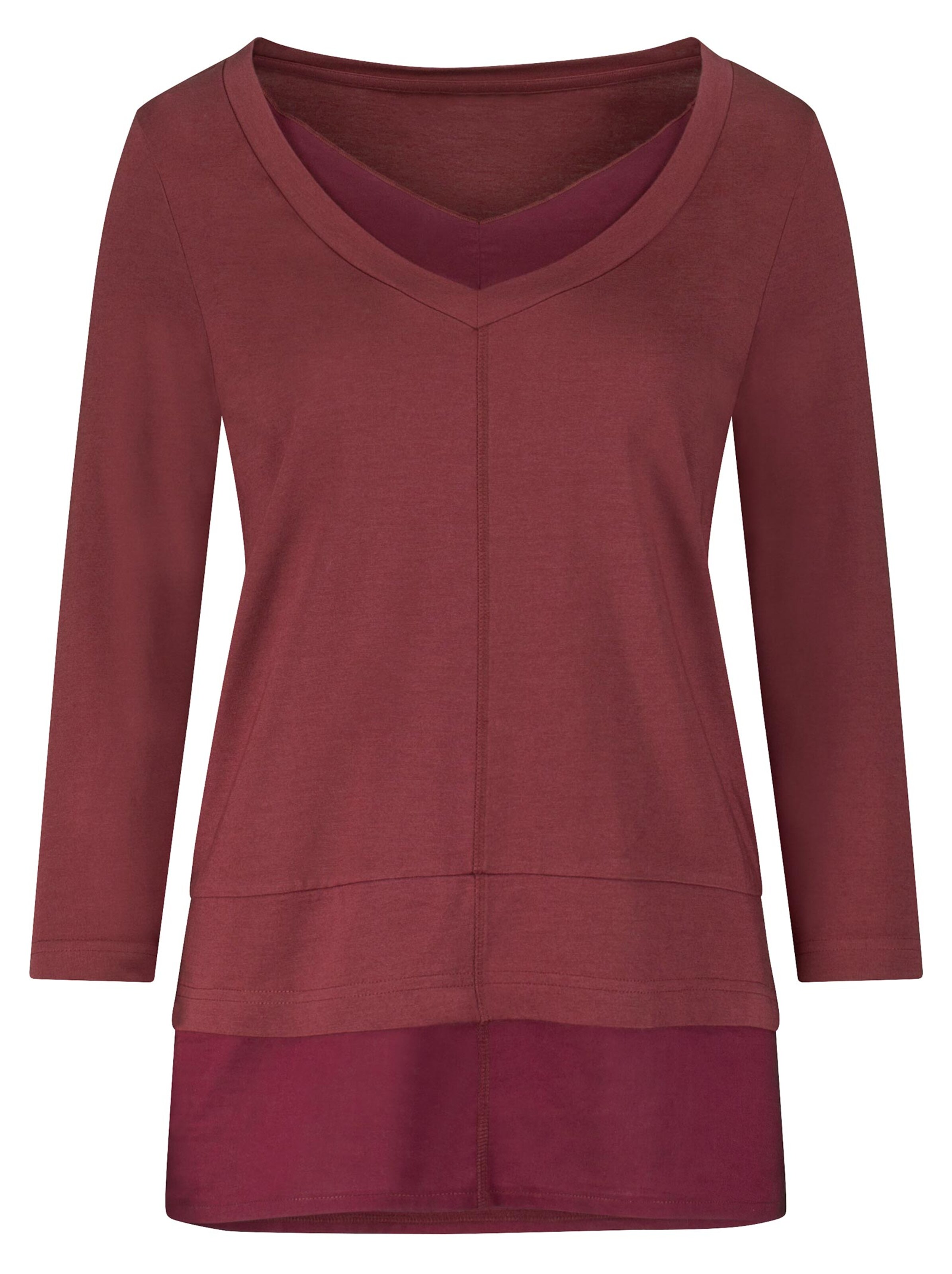 Longshirt - brombeer