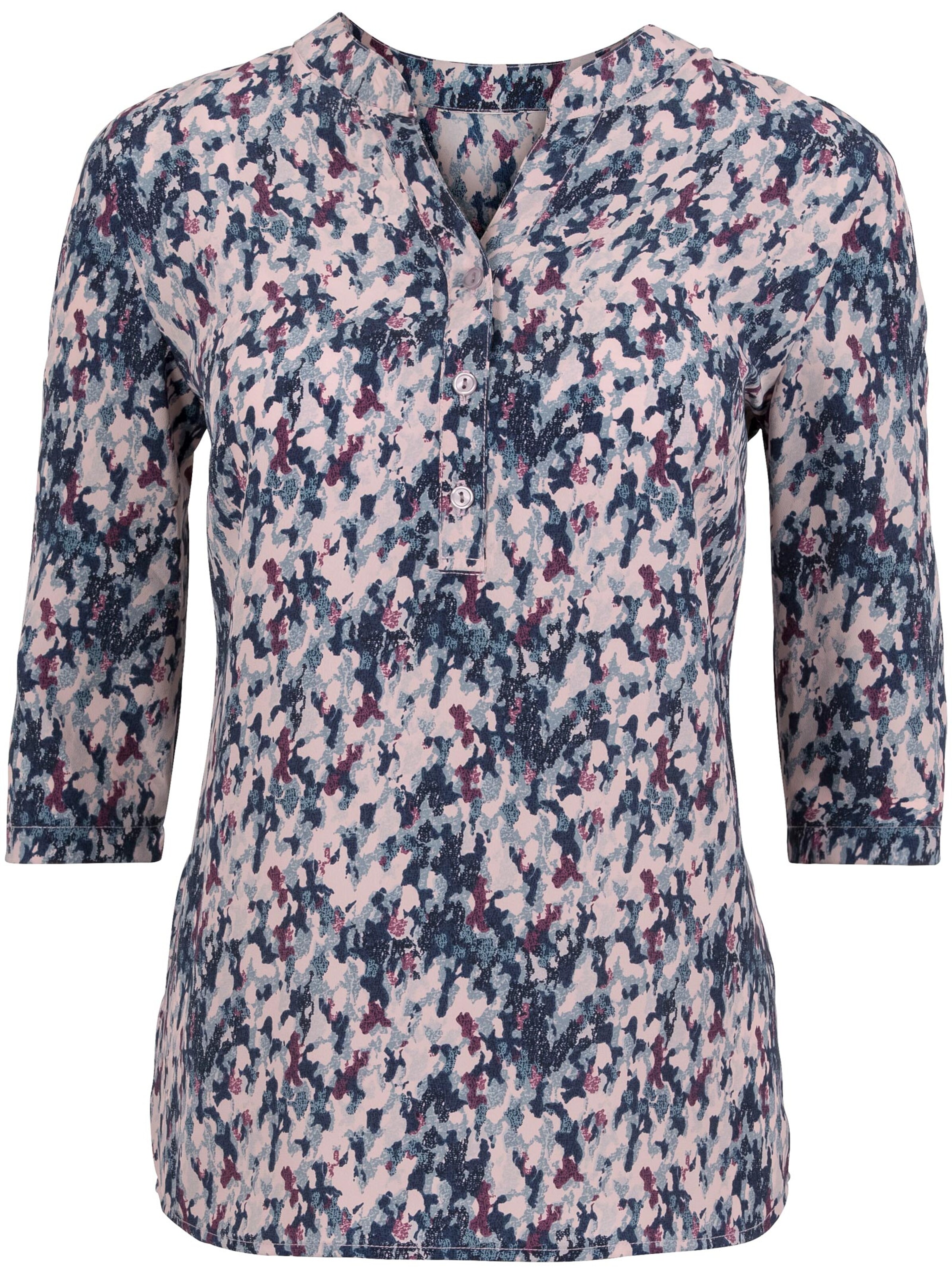 Schlupf-Bluse - bunt-bedruckt