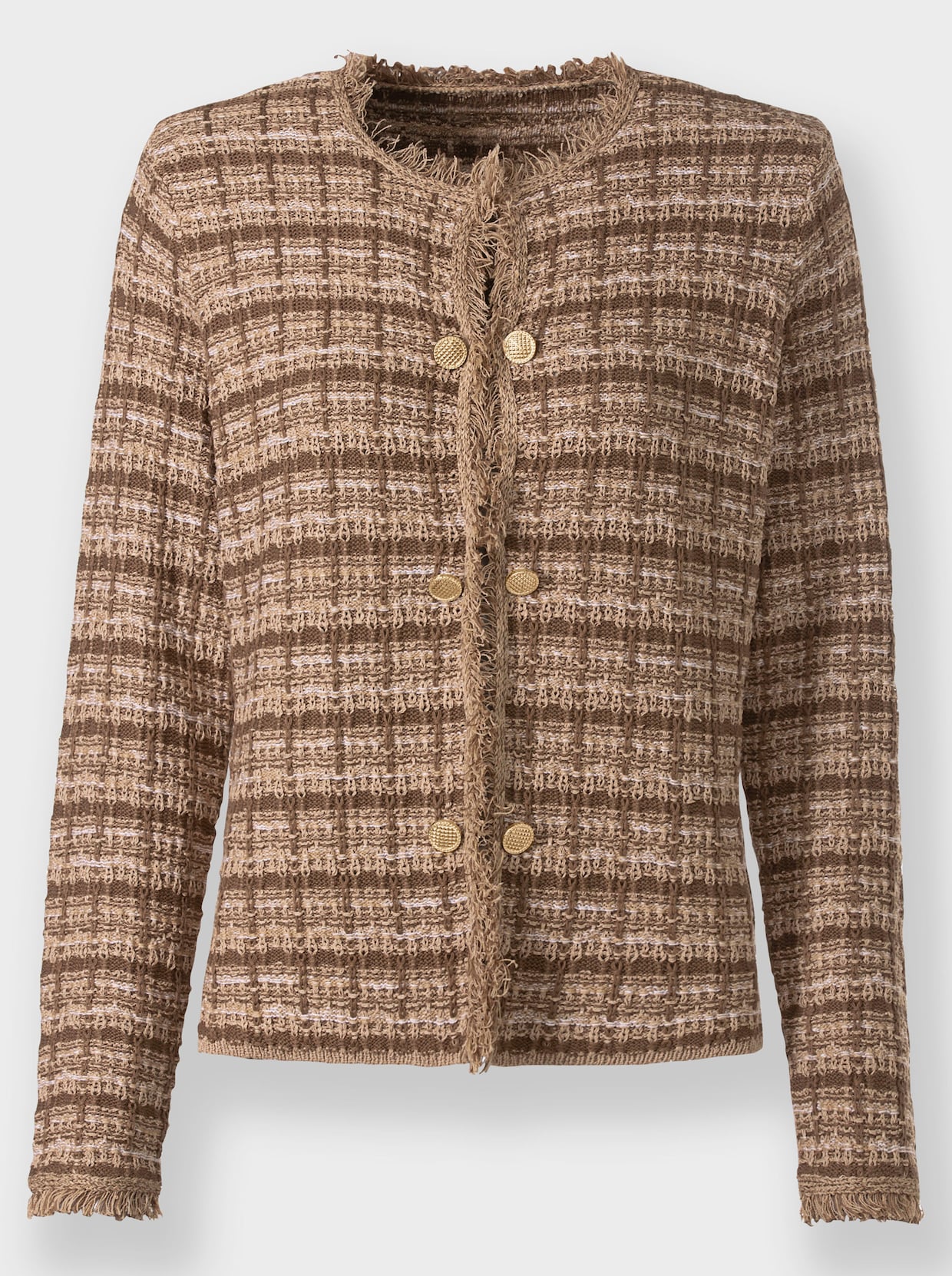 heine Strickjacke - braun-camel