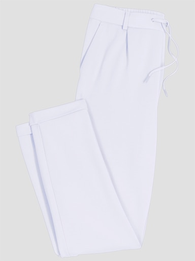 Jogg Pants in Interlock-Qualität - weiß