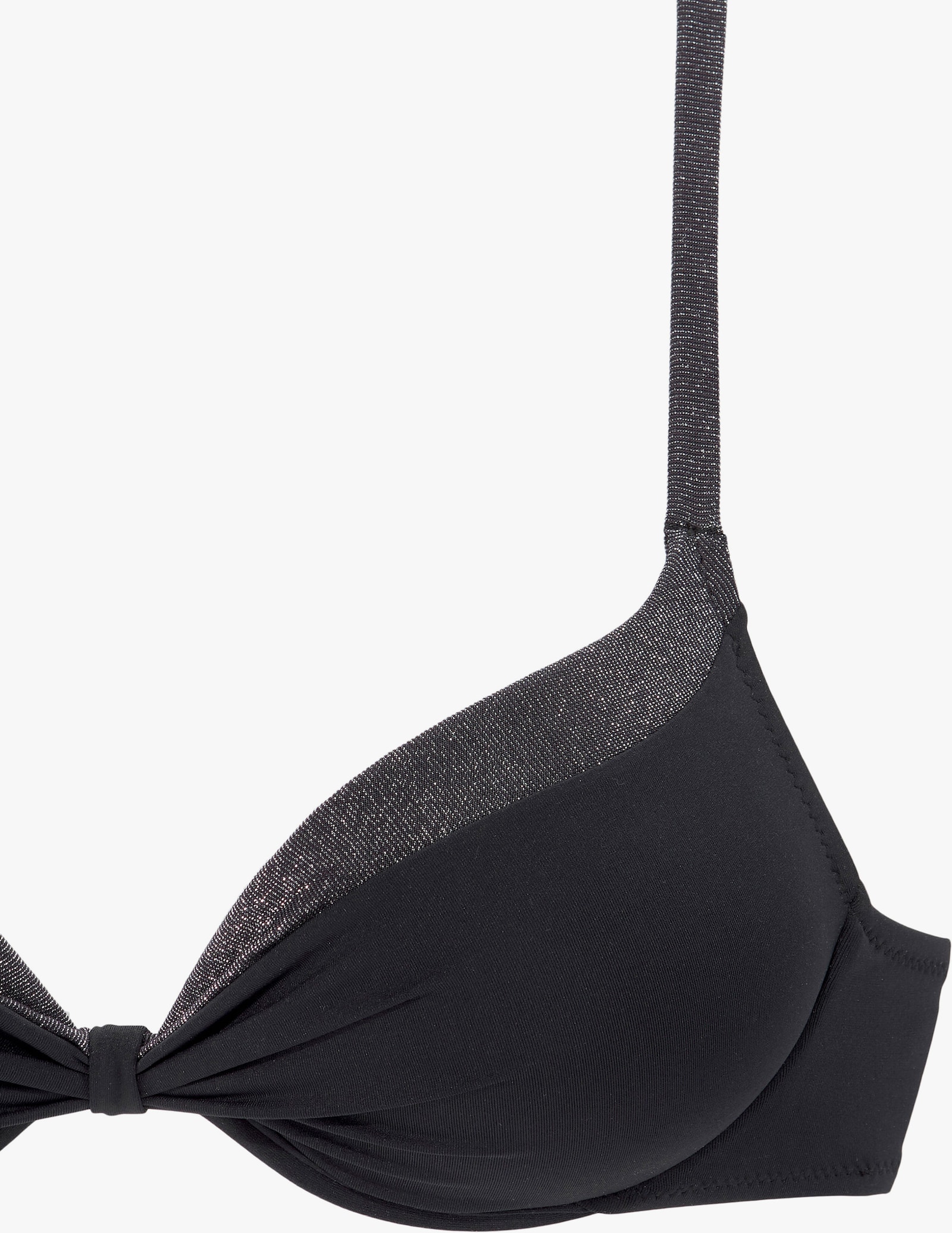 JETTE Push-Up-Bikini - schwarz
