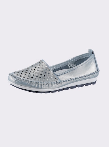 Gemini Slipper - eisblau-meliert