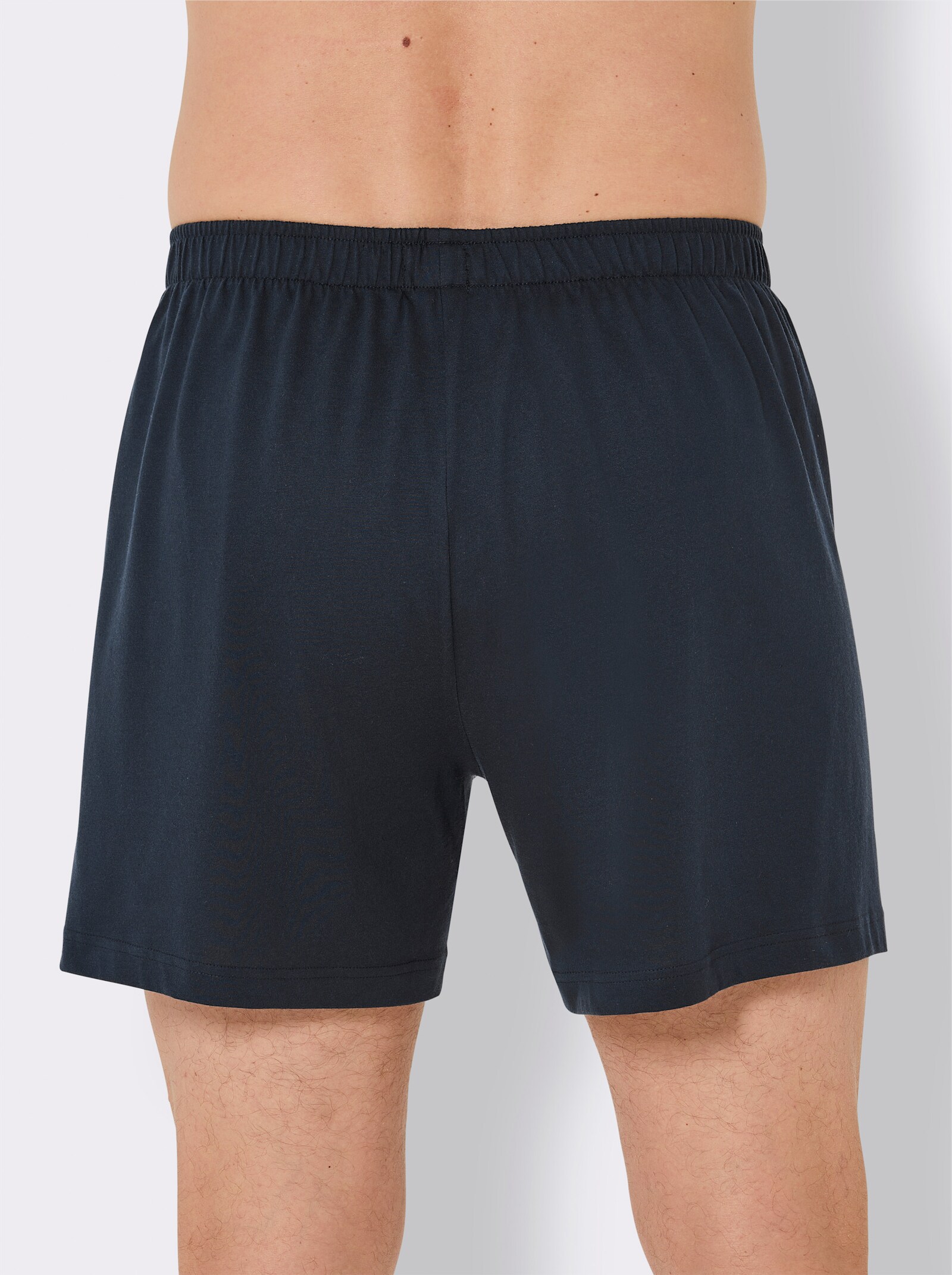 Schiesser Boxershorts mit Streifen - marine