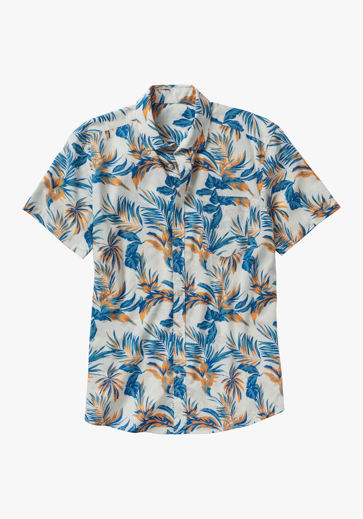 Hawaiiaans overhemd - crème geprint
