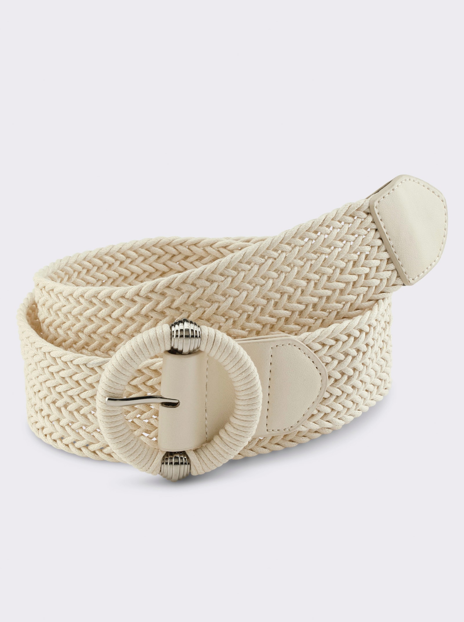 heine Ceinture tressée à boucle décorative - crème