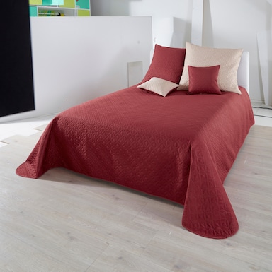 heine home Sprei - bordeaux/beige