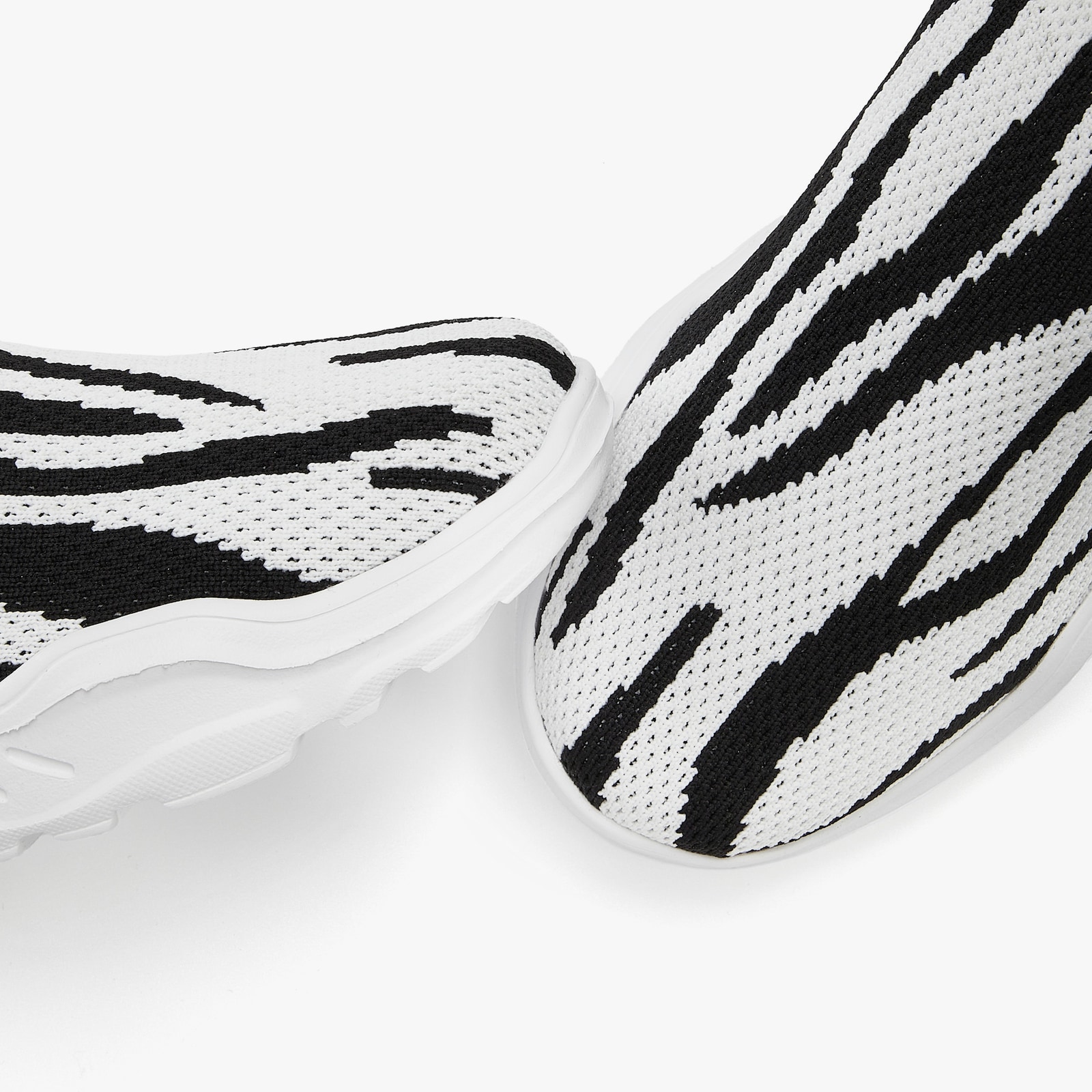 French Connection Sneaker - zwart / wit