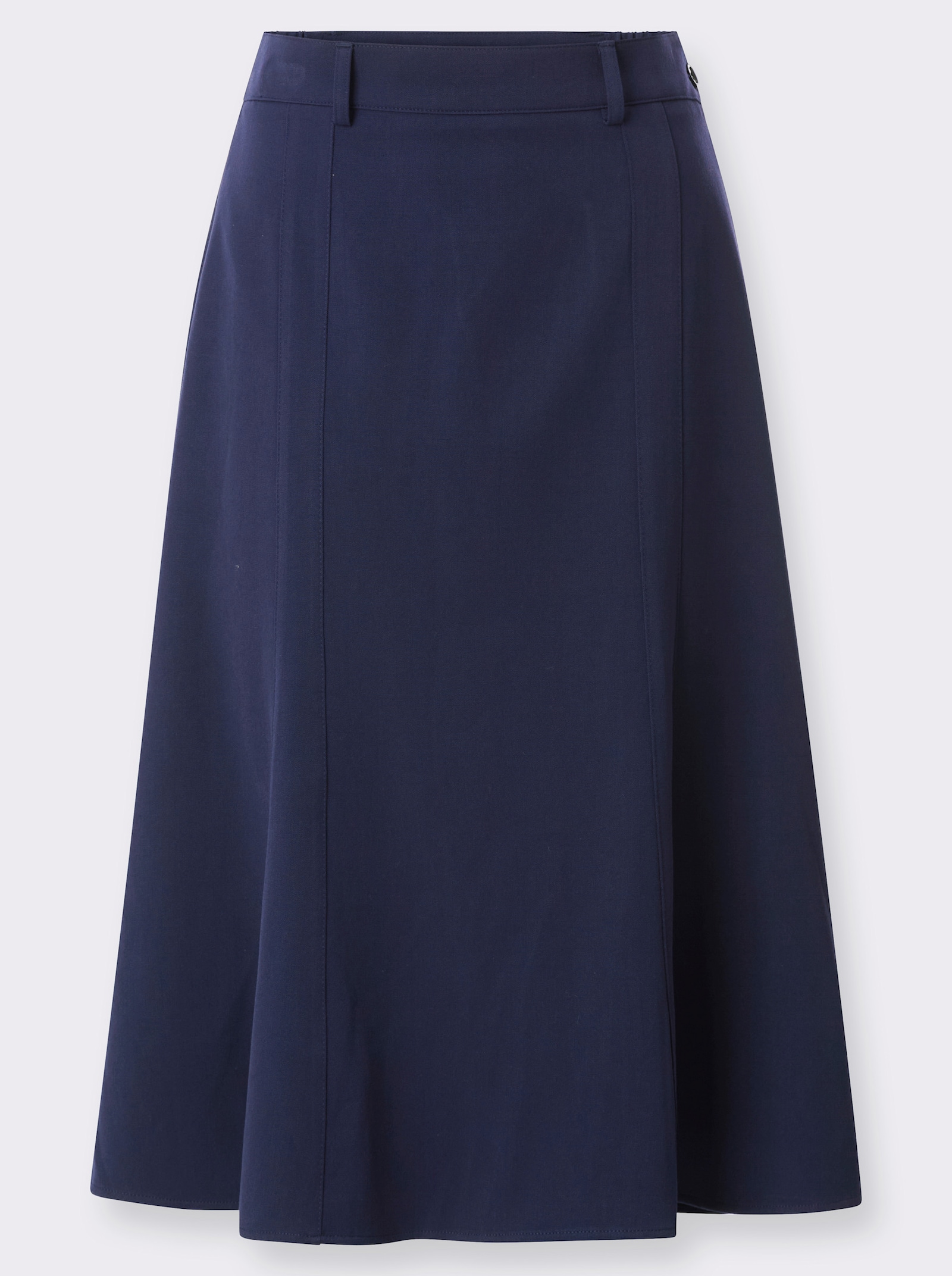 Bahnenrock in Godetform - marine