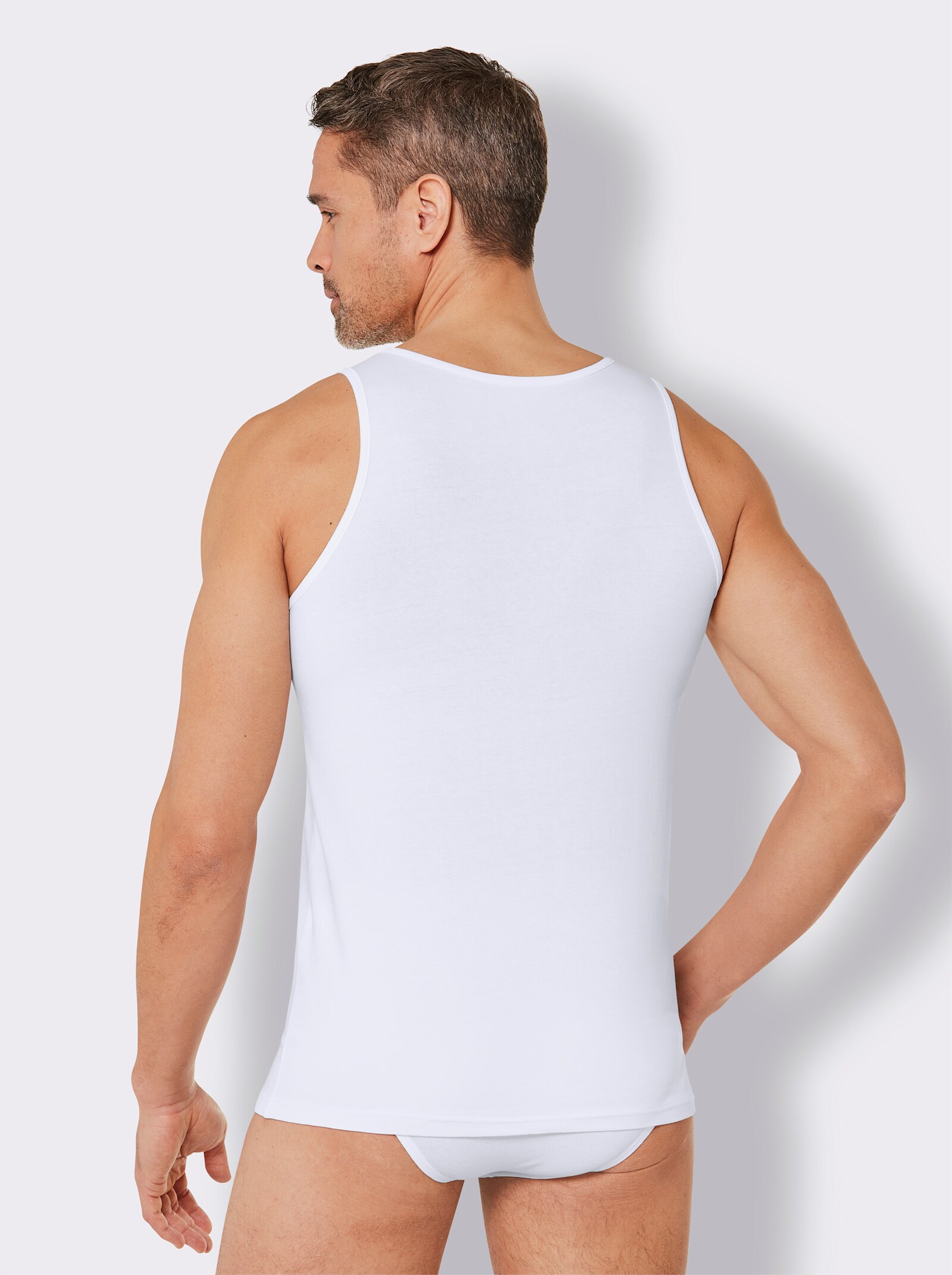 wäschepur men Unterhemd - weiß