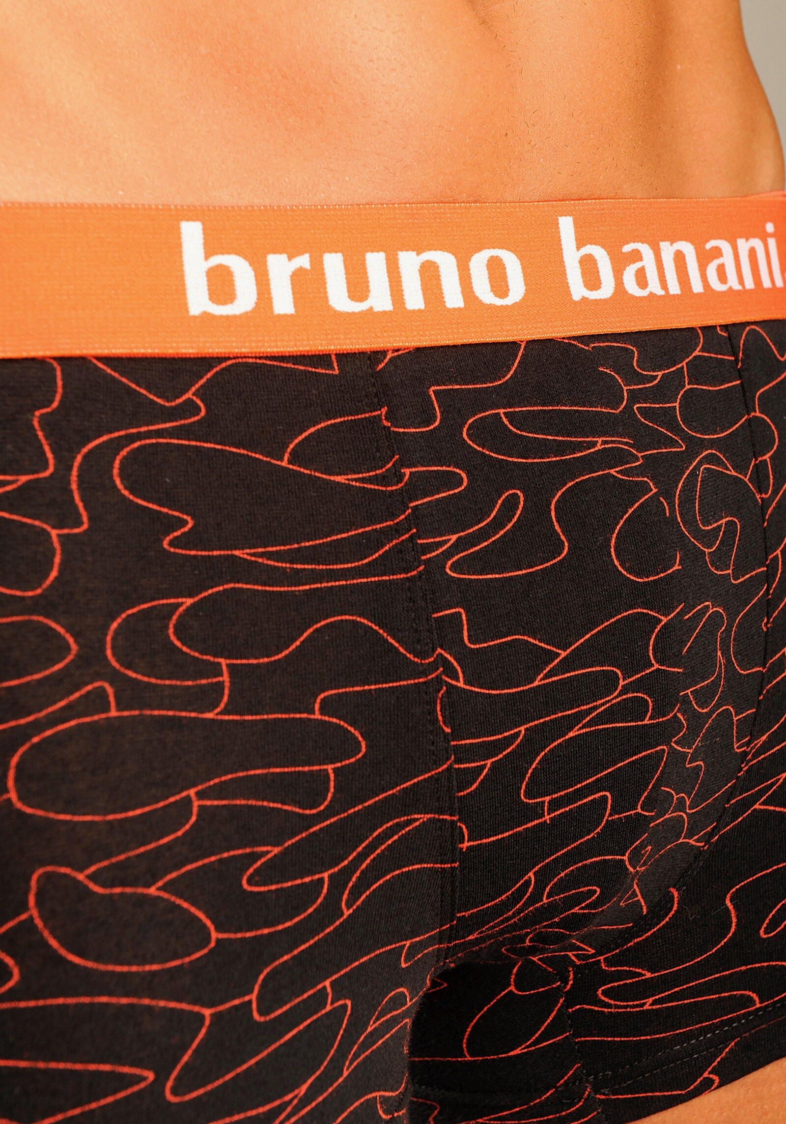 Bruno Banani Boxer - zwart geprint