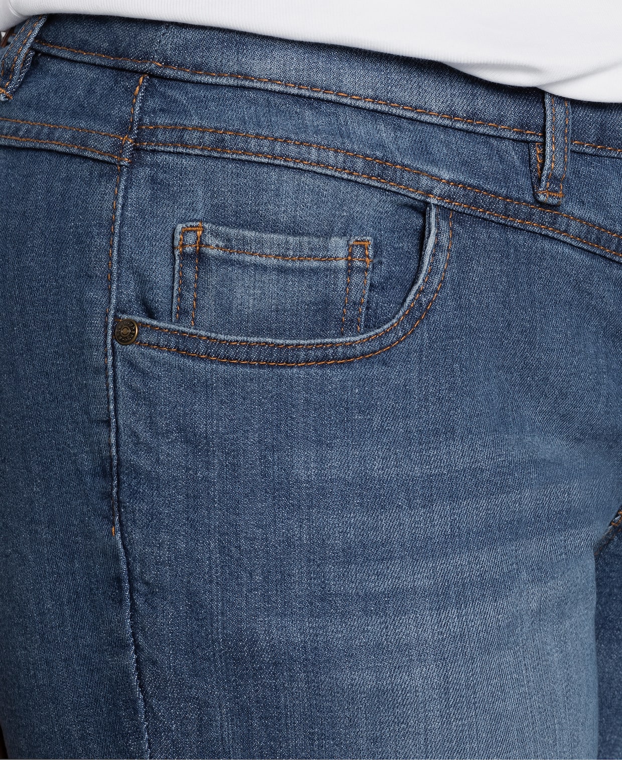 sheego Gerade Jeans - blue denim
