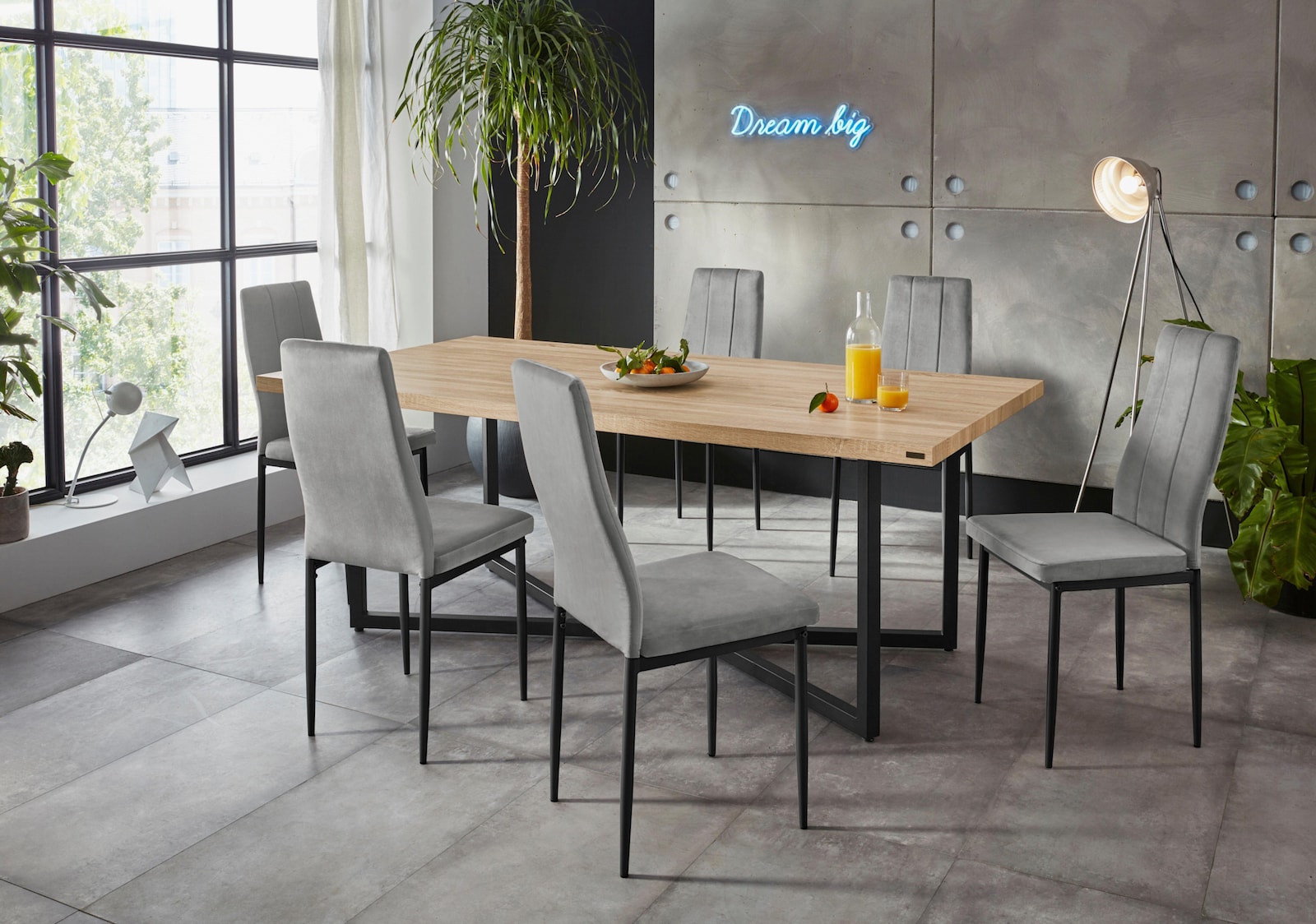 OTTO home Esszimmerstuhl - grau