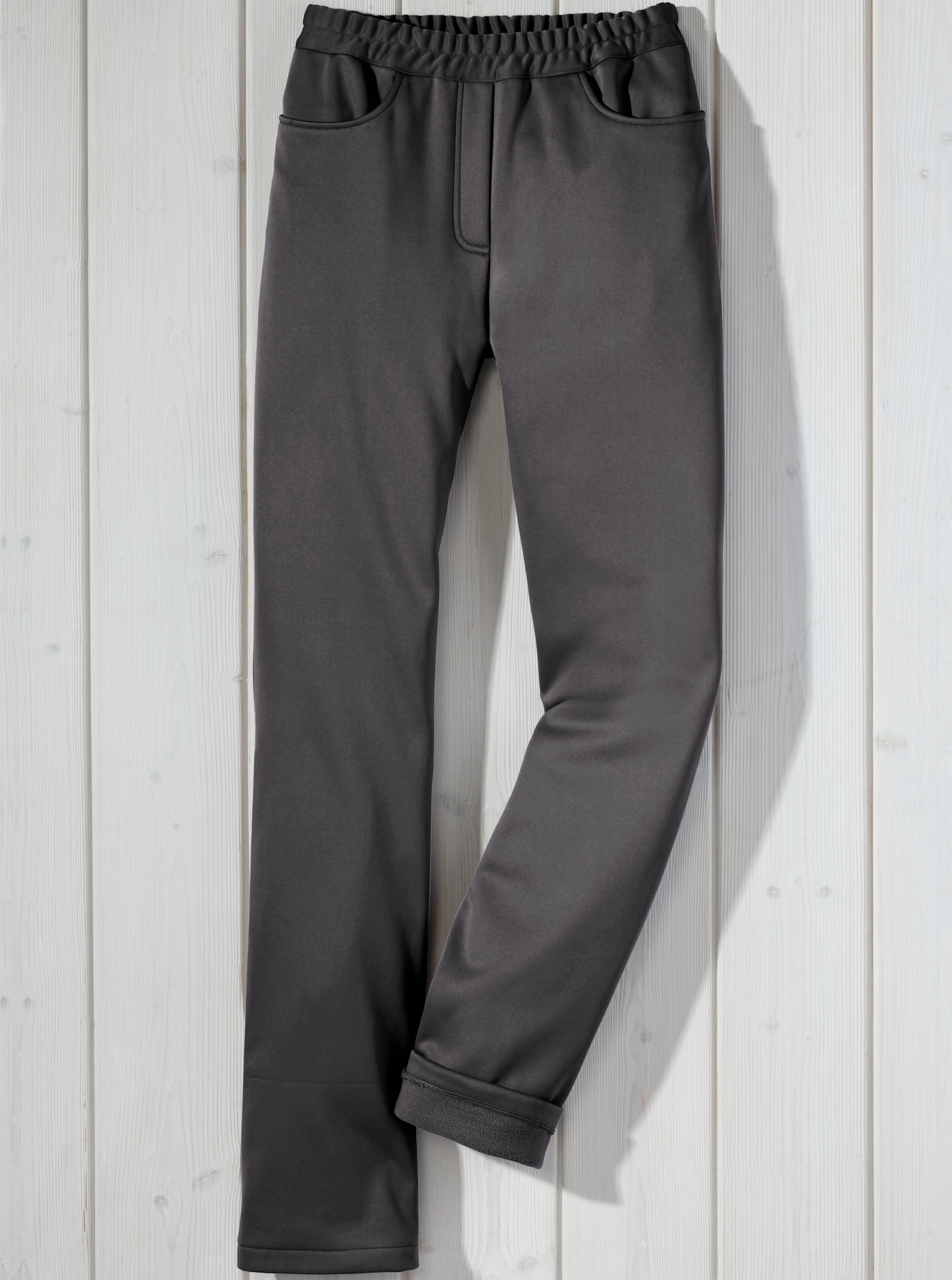 Thermohose mit Fleece-Futter - anthrazit