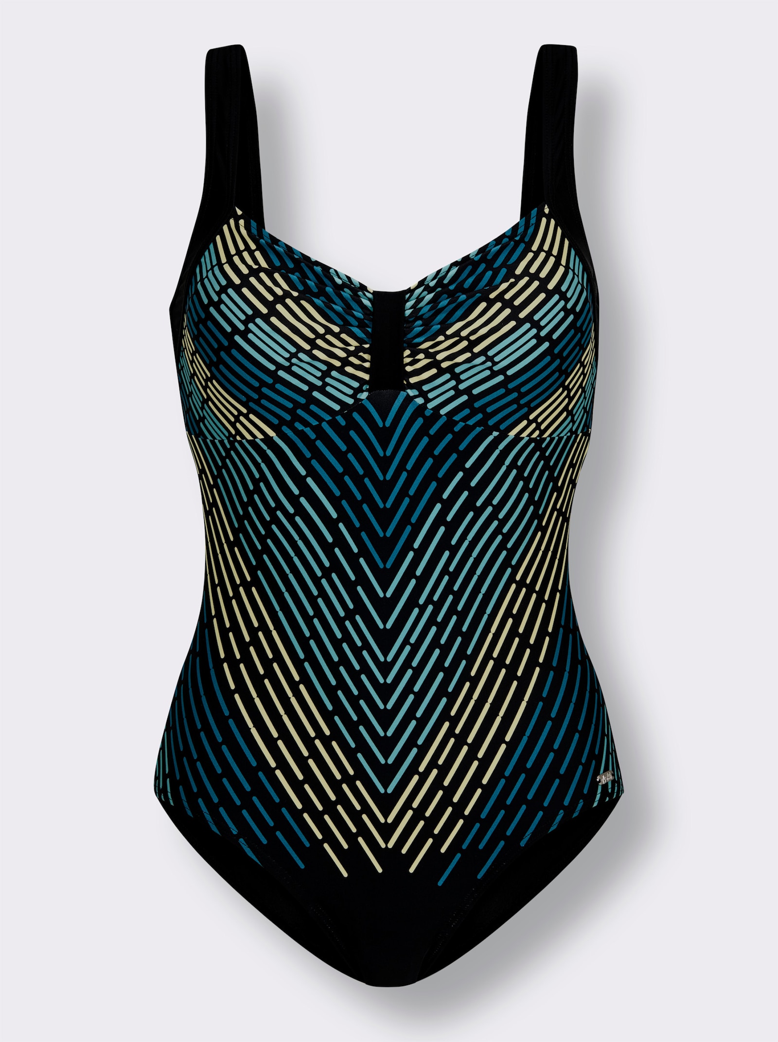 feel good Badeanzug - schwarz-topas