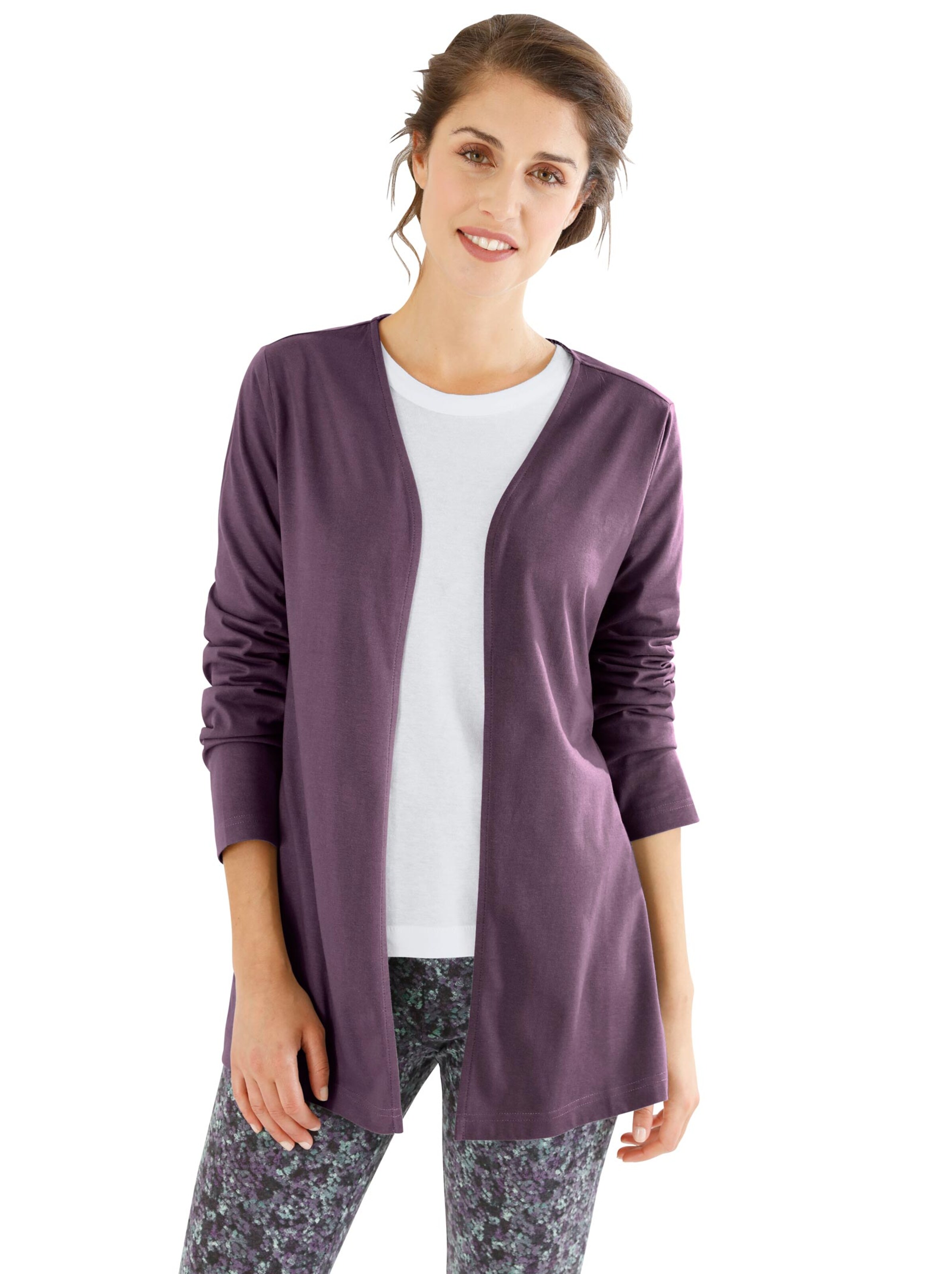 Freizeitjacke - pflaume