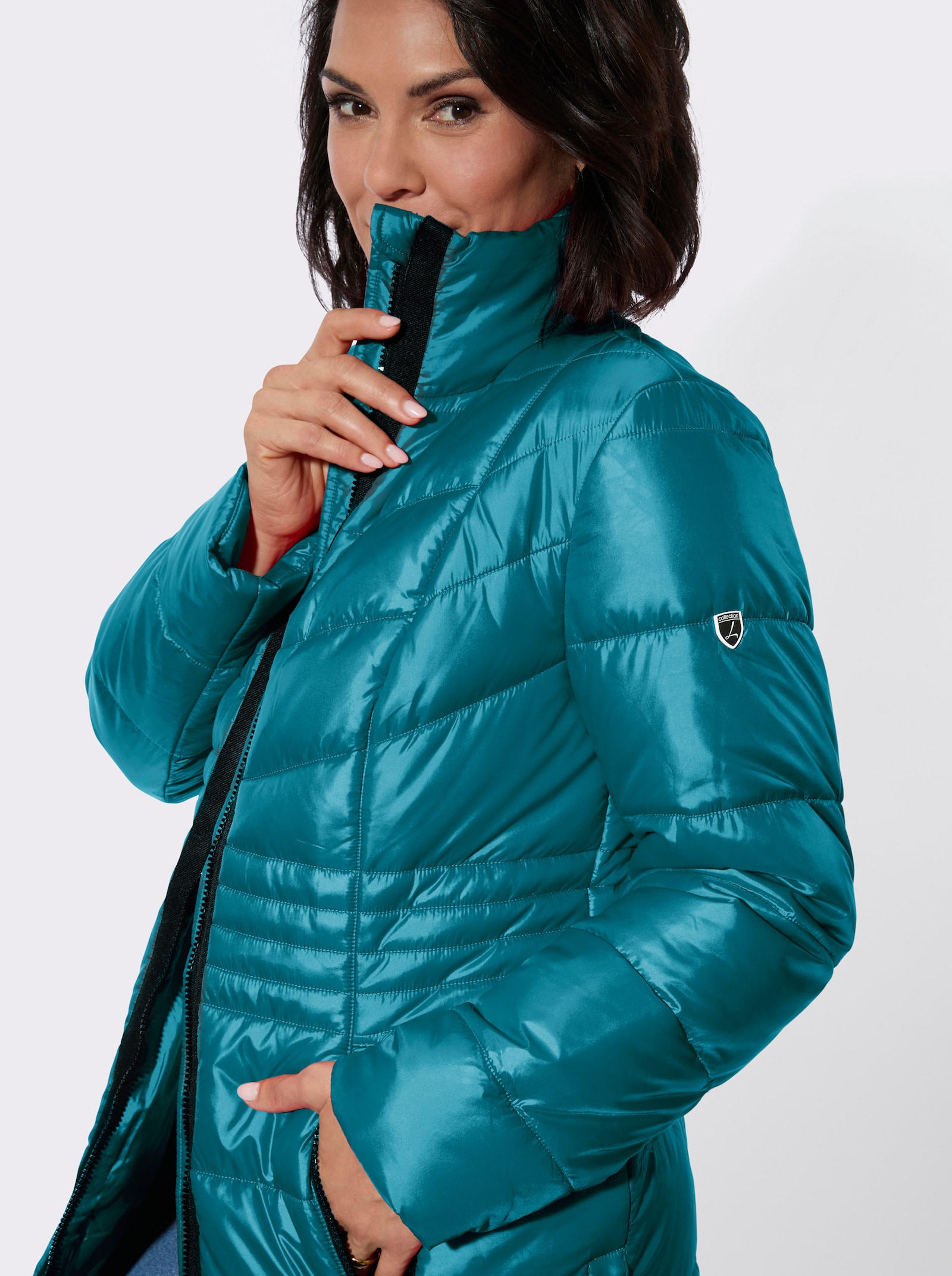 Winterjacke mit schmeichelnder Steppung - aquapetrol