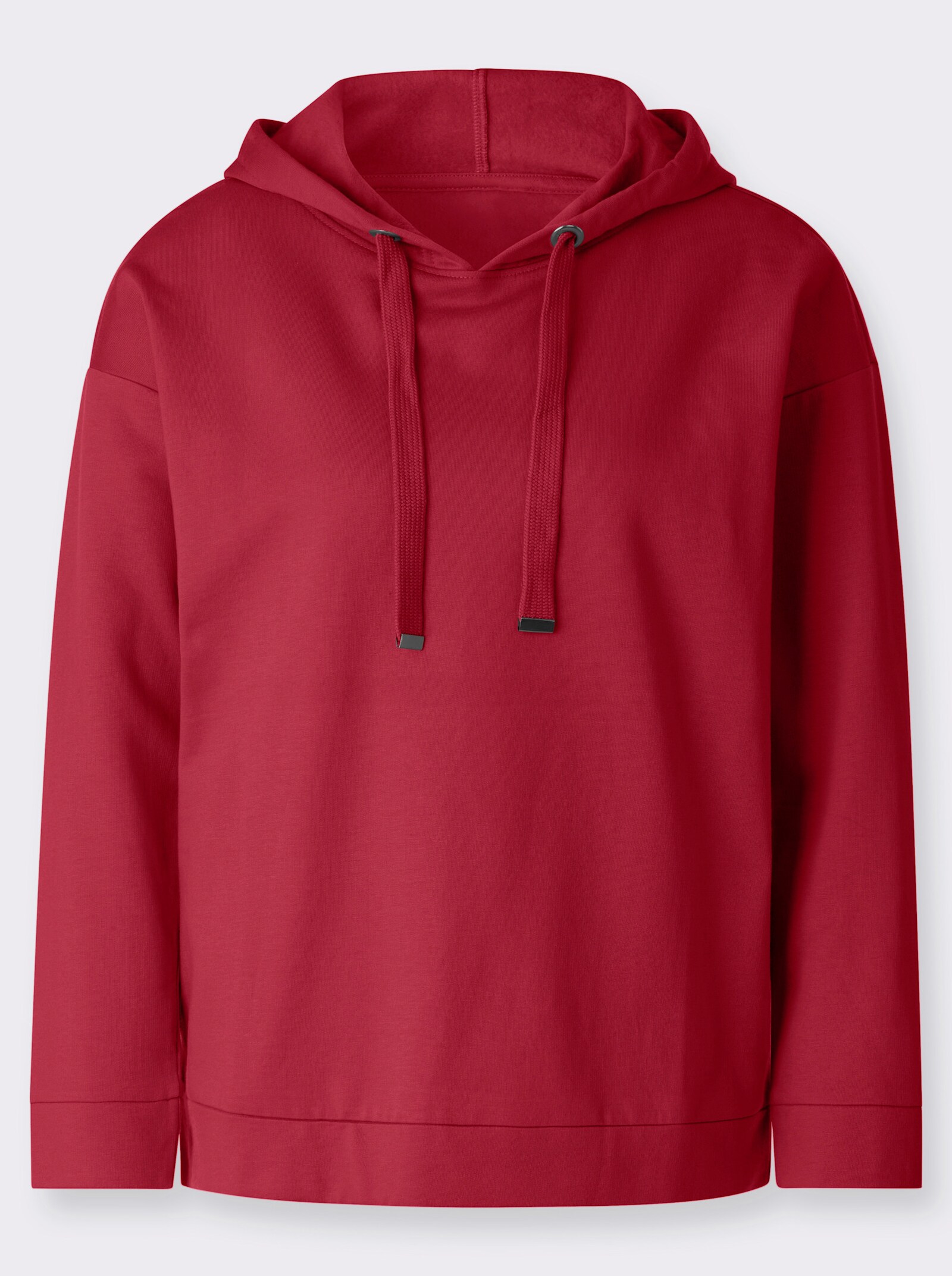 Sweatshirt mit Kapuze - rot