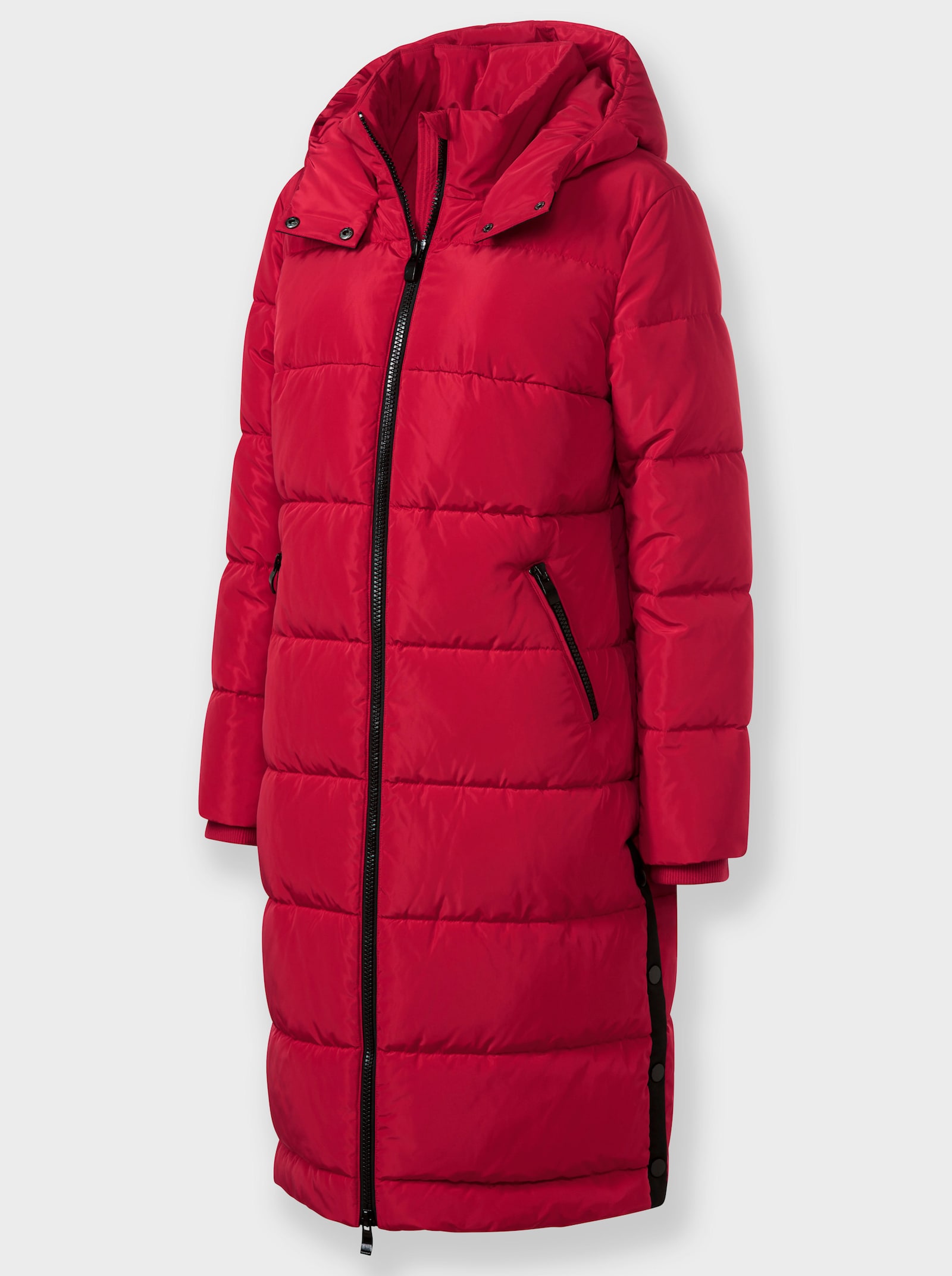 heine Wintermantel mit Kapuze - erdbeere
