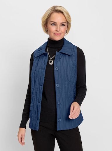 Gilet - jeansblauw