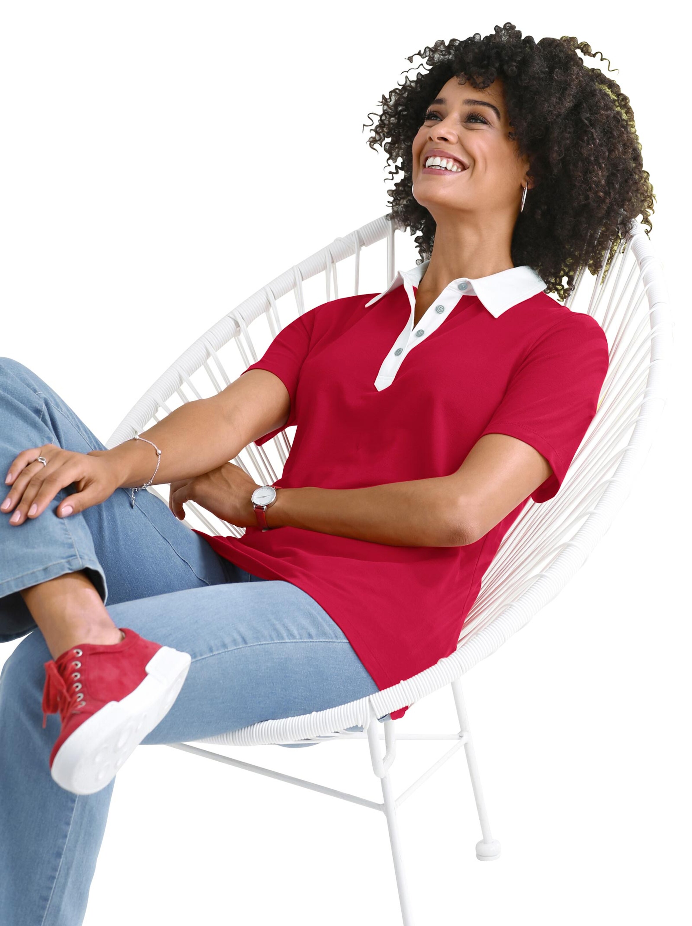 Poloshirt - erdbeere