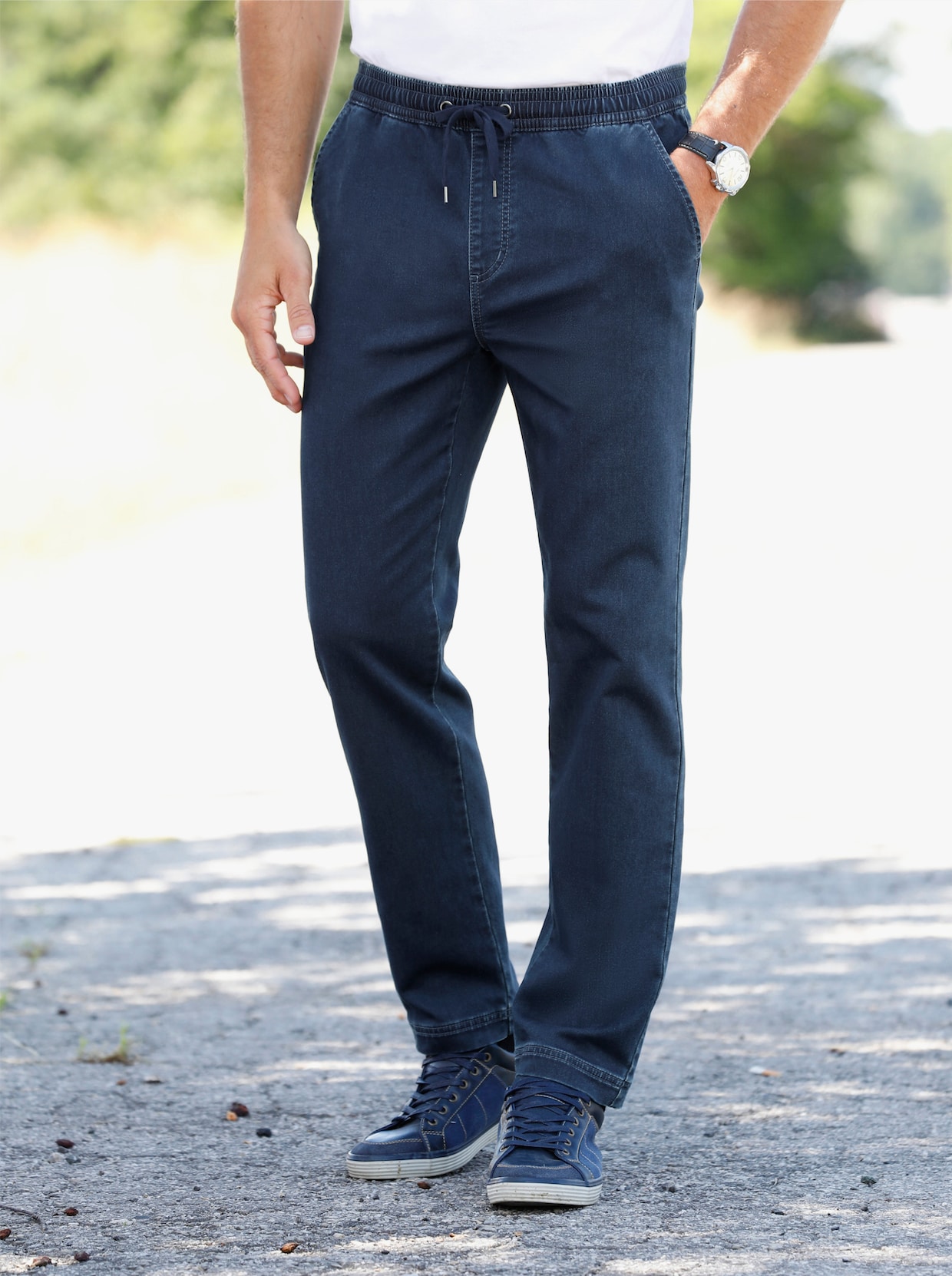 Catamaran Jeans - blue-stonewashed