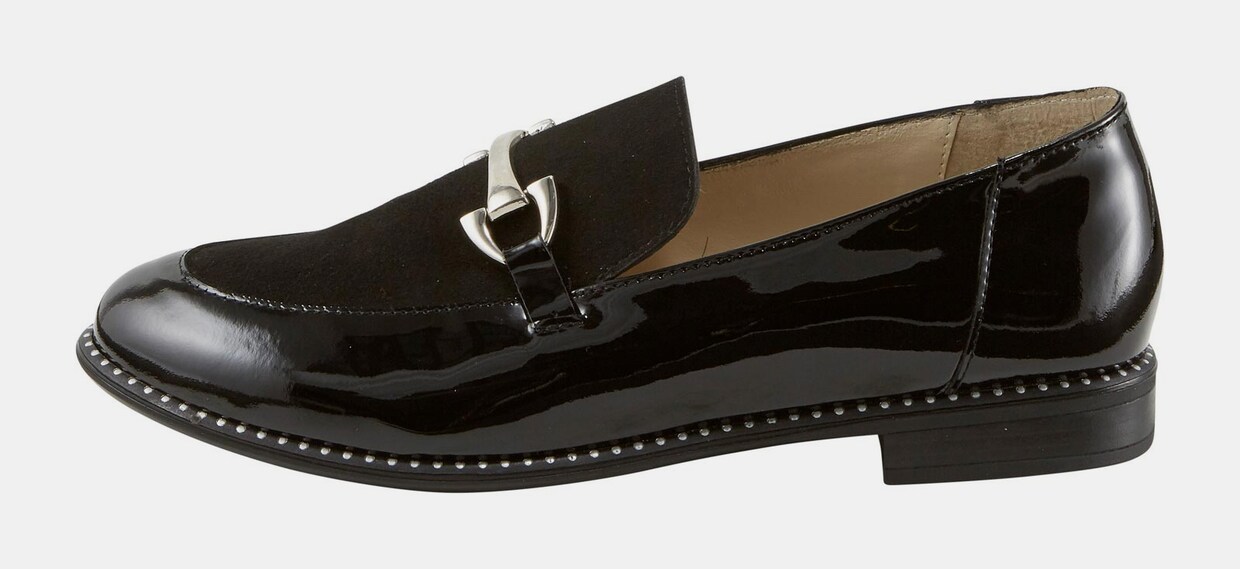 heine Slipper - schwarz