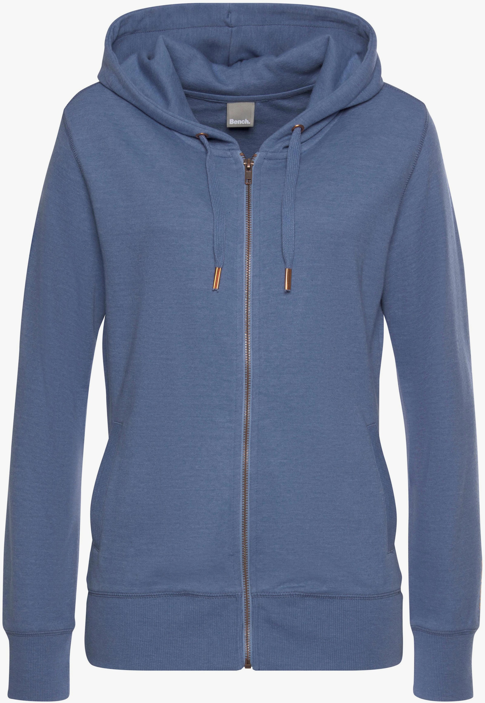 Bench. Loungewear Veste sweat - jeans chiné