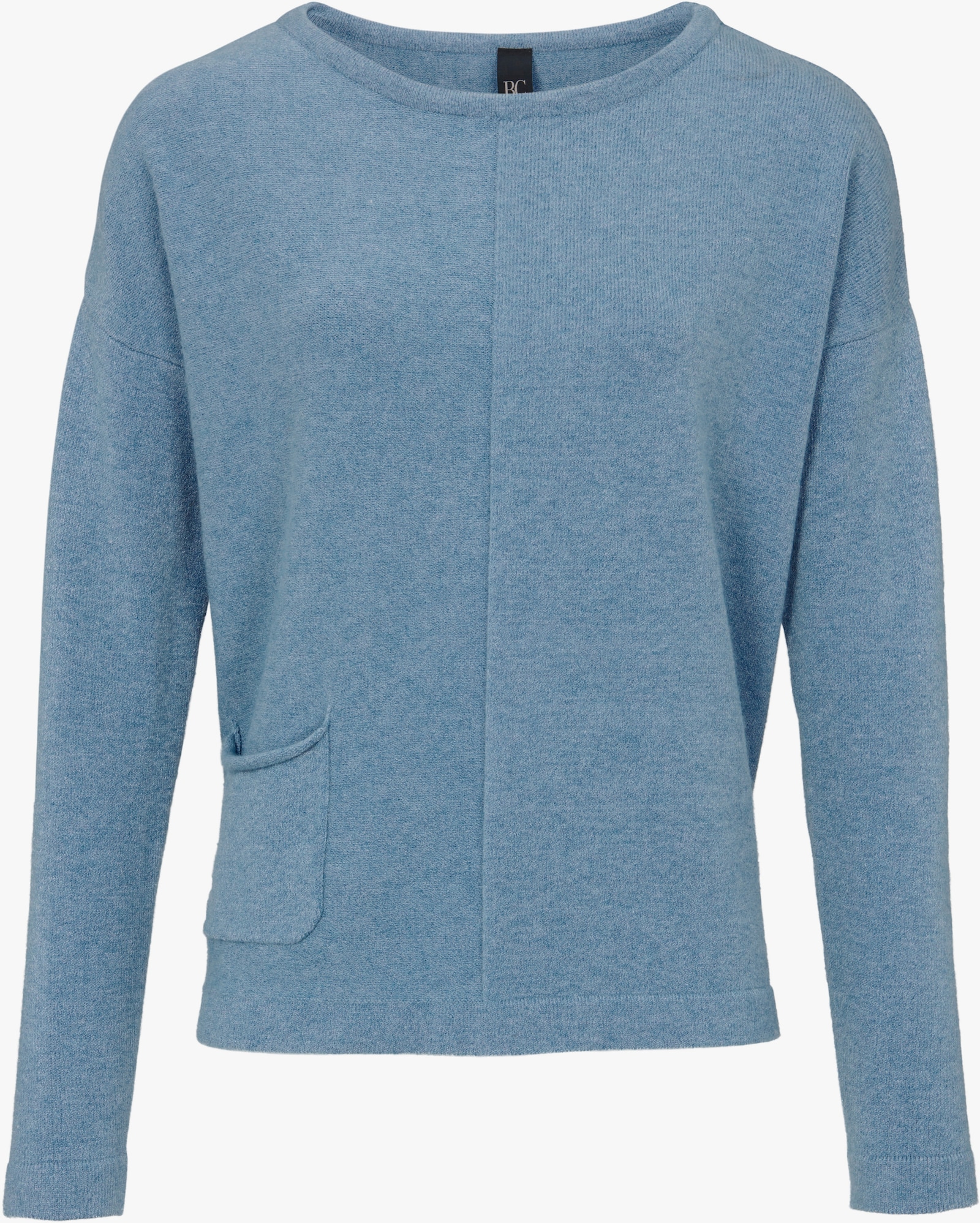 heine Gebreide pullover met effectgaren - bleu