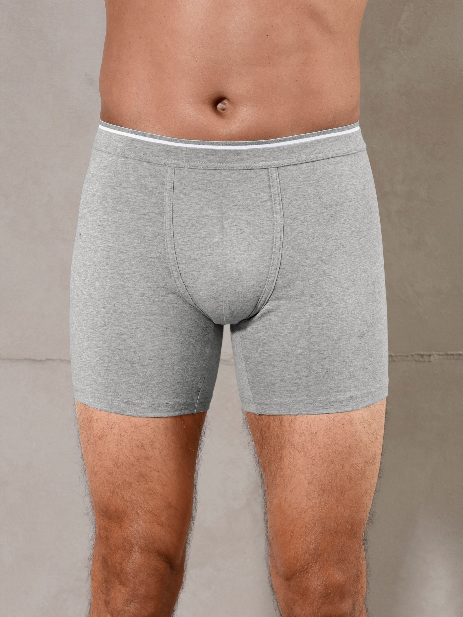 wäschepur men Longpants - grau-meliert