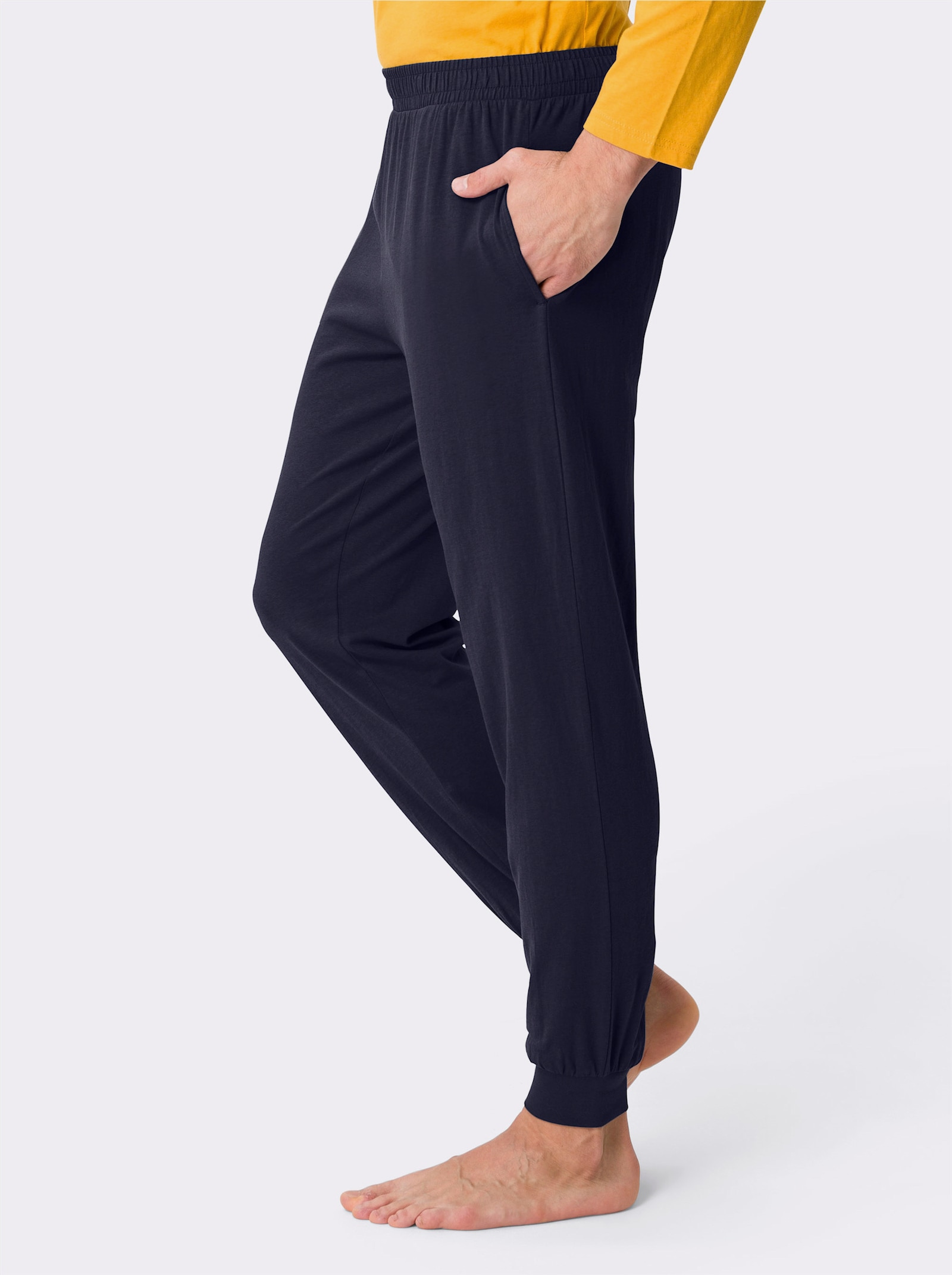 Pyžamové nohavice - námornícka modrá