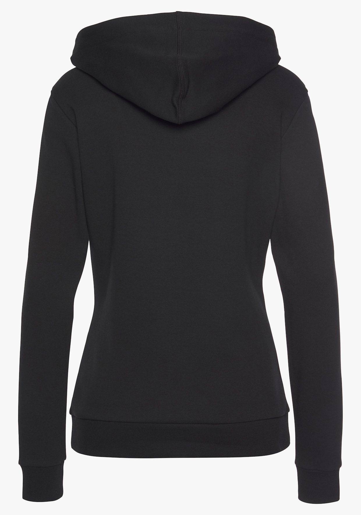 Sweatshirt met capuchon - zwart