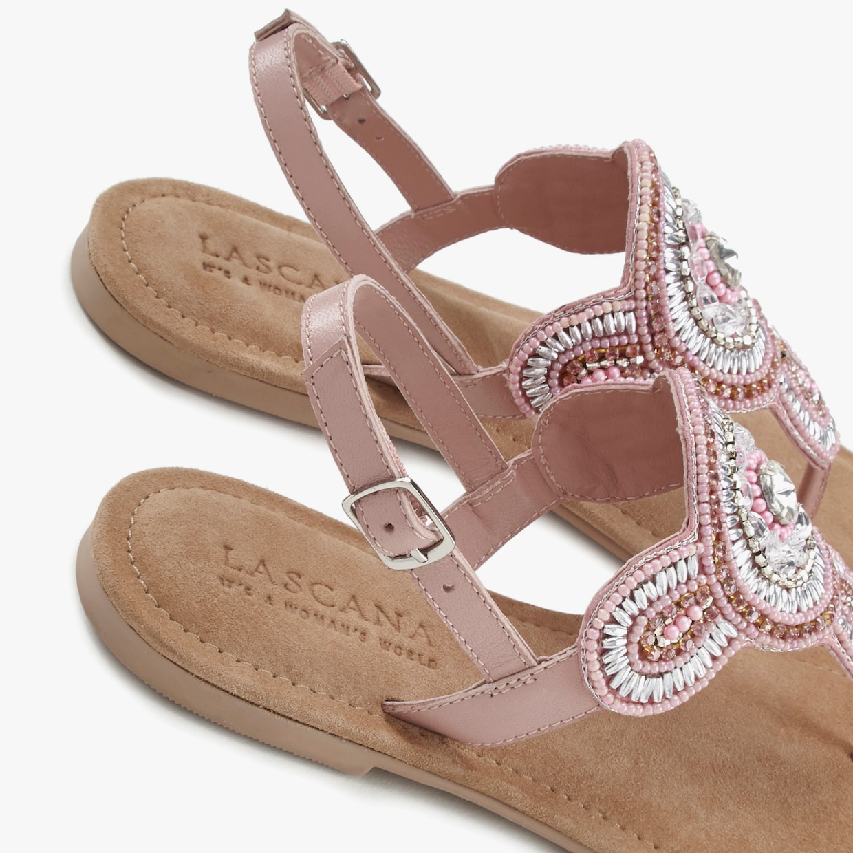 LASCANA Teenslipper - oudroze