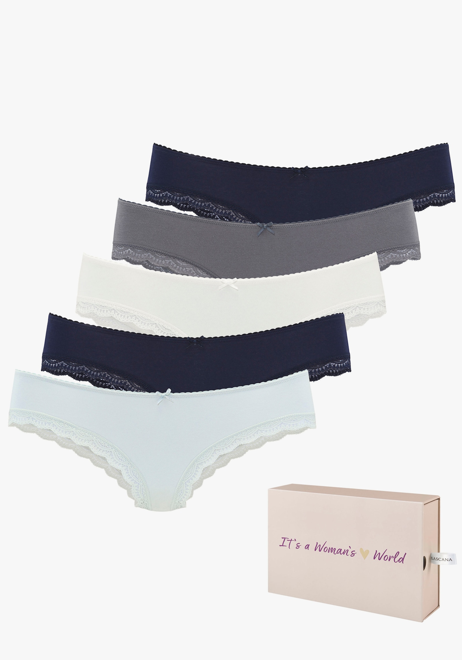 LASCANA Brasilslip - blau