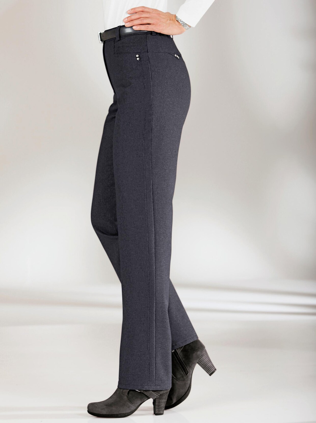Thermohose - anthrazit-meliert